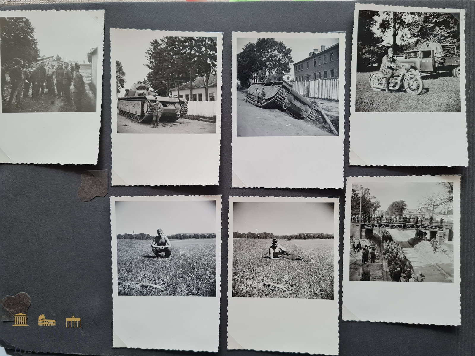 Photo Album of a Wehrmacht Soldier with Dozens of Photo (1 of 20)