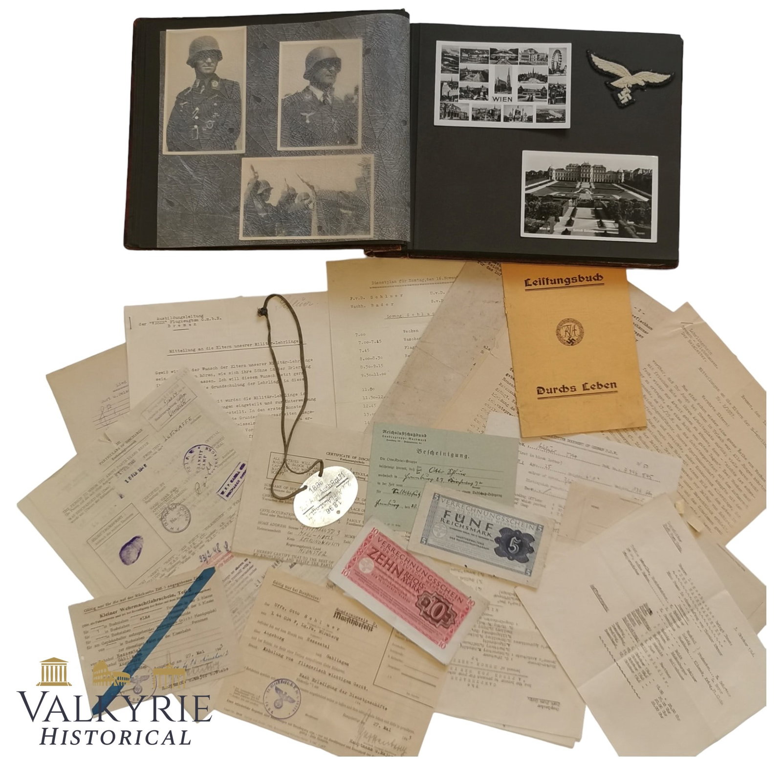 WW 2 - Super Big Set of Documents, All to a Luftwaff Ausbildungs Regiment!! (1 of 20)