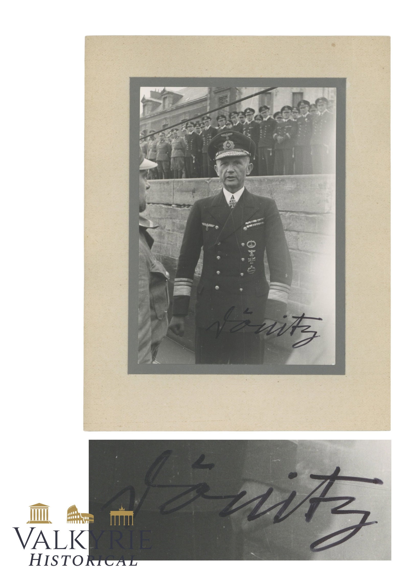 Signed Karl Dönitz Photograph (signed WW2 period) (1 of 4)