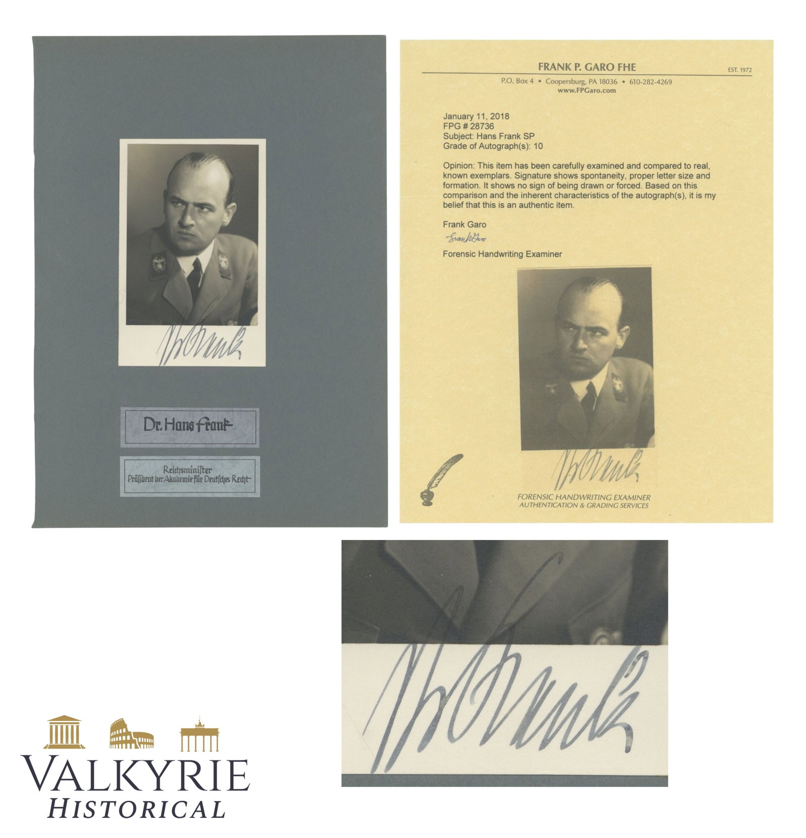 Signed Hans Frank Photograph (1 of 5)