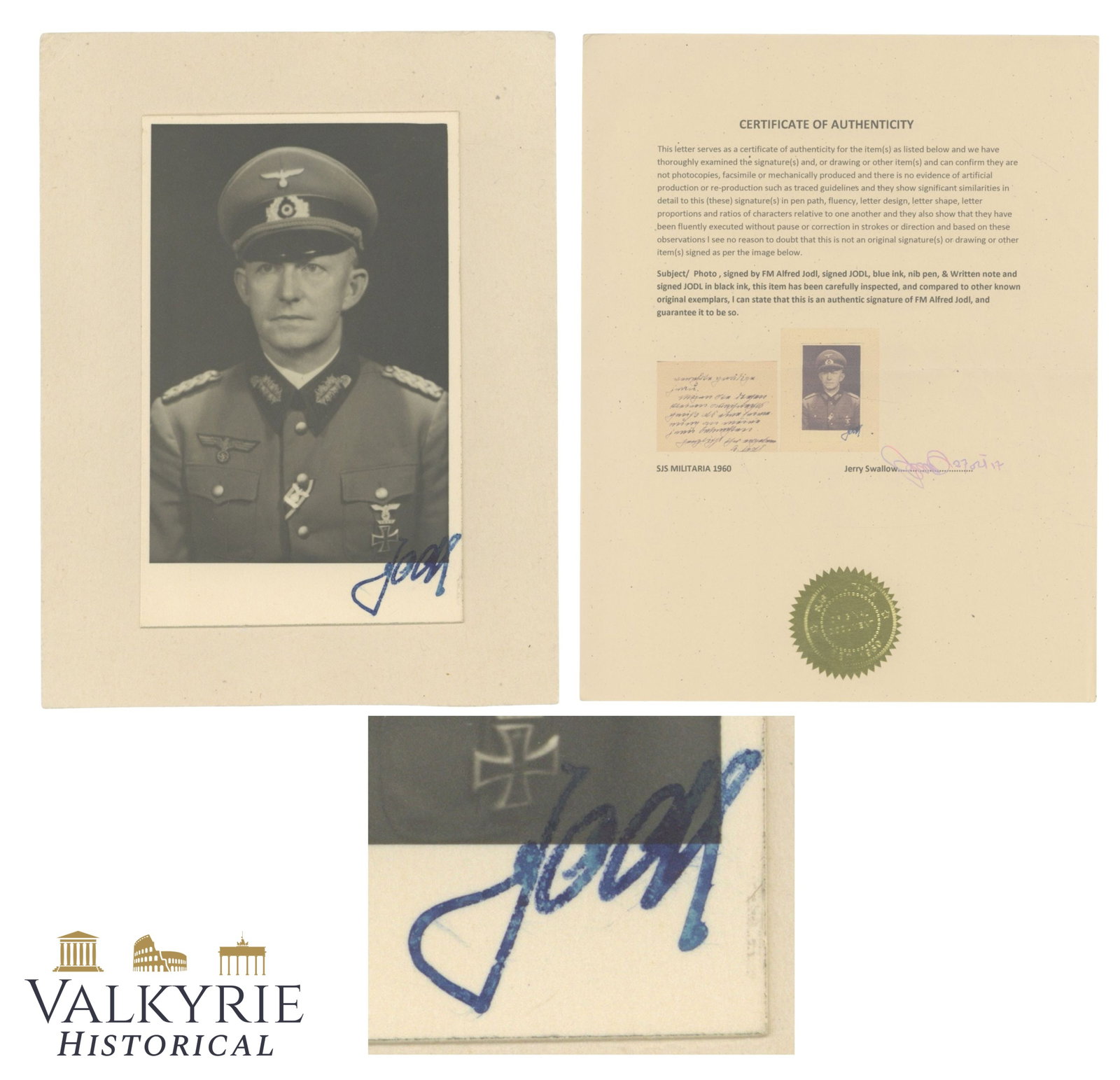 Signed Alfred Jodl Photograph (1 of 5)