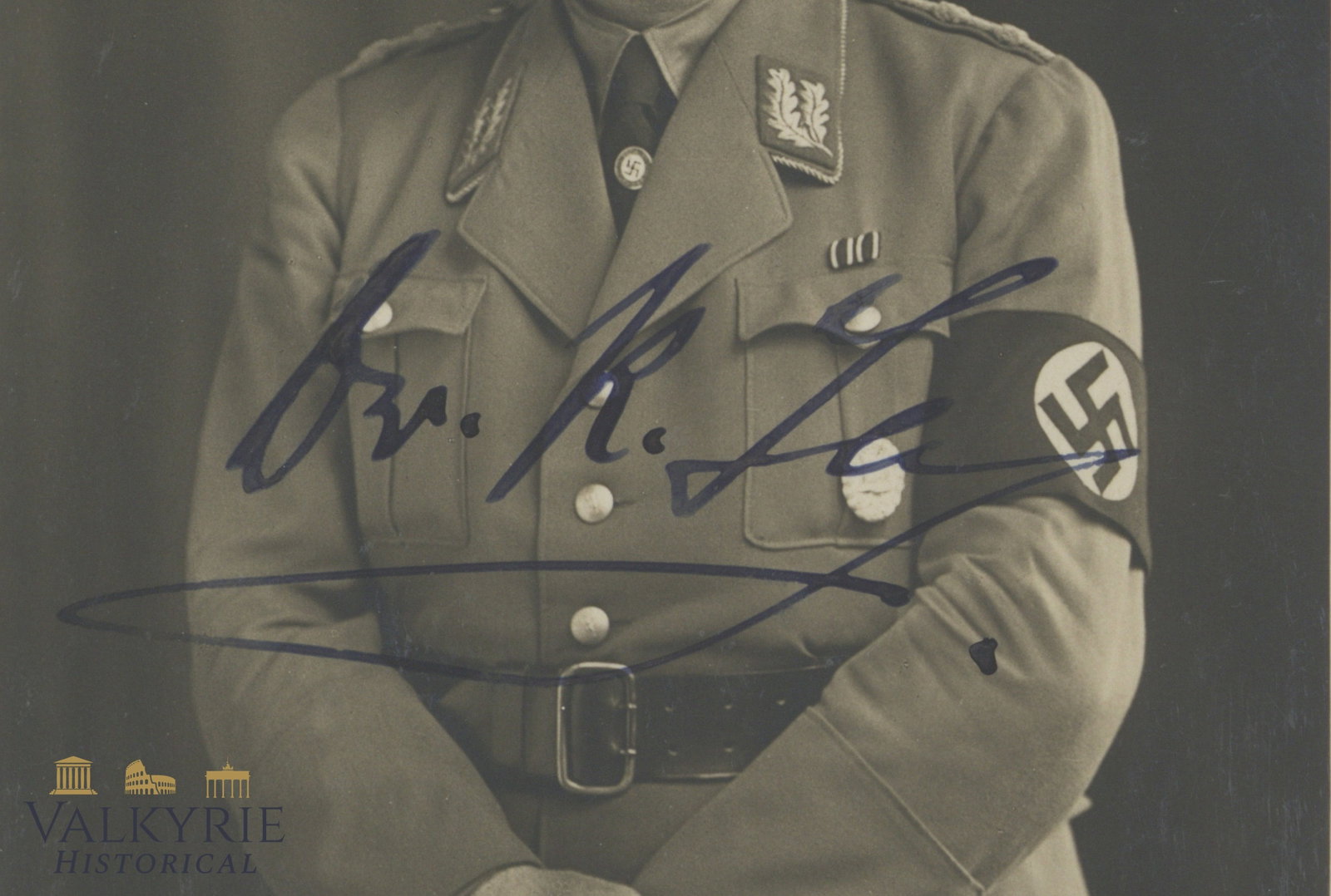 Signed Dr. Robert Ley Photograph - 3