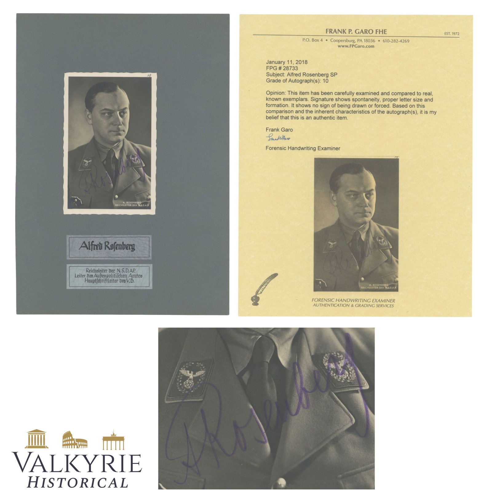 Signed Alfred Rosenberg Photograph (1 of 6)