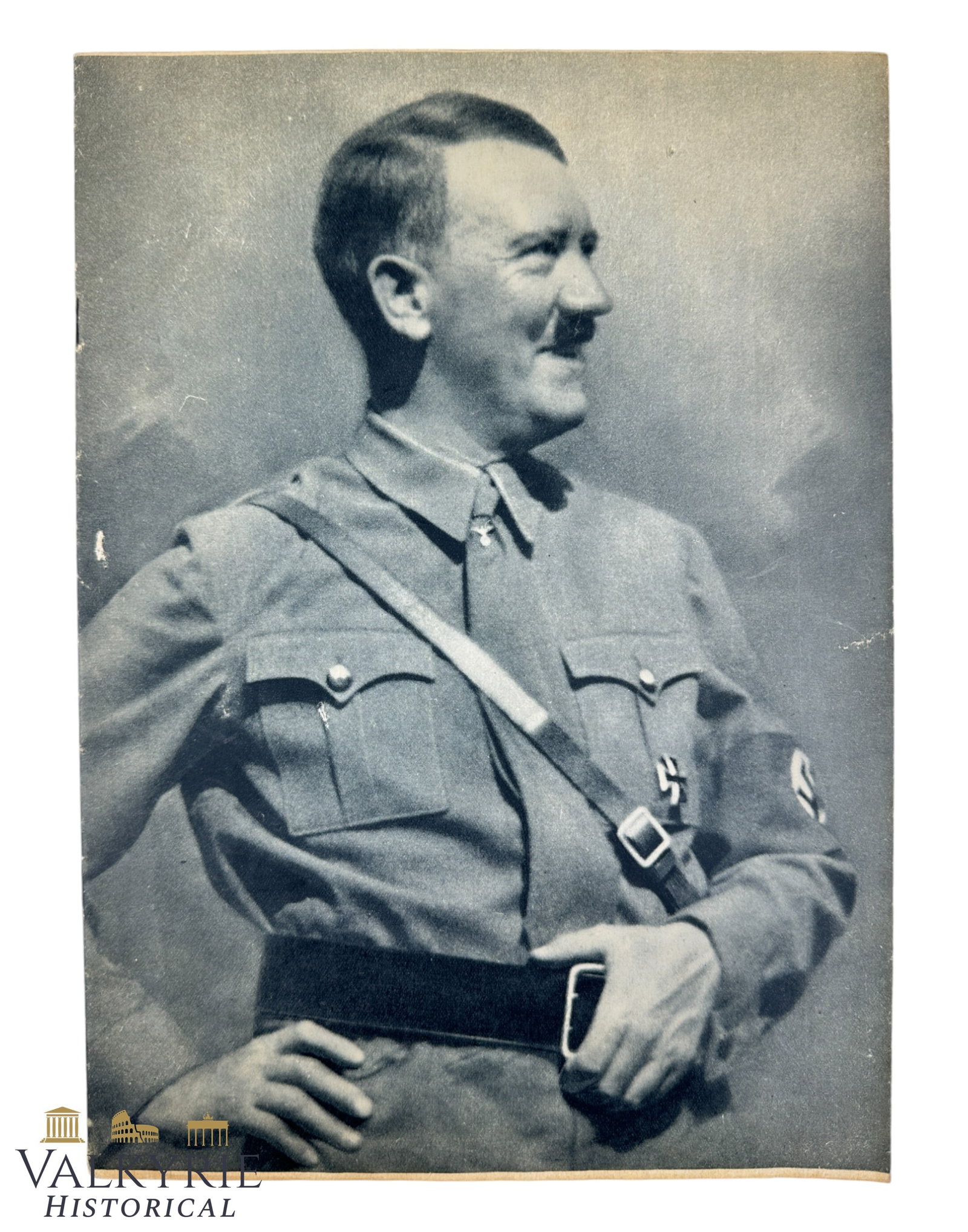 Nazi Illustrated Propaganda Magazine Glorifying Adolf Hitler's Achievements in Germany: Nazi Illustrated Propaganda Magazine Glorifying Adolf Hitler's Achievements in Germany. Dozens of photos. Soft cover. Shipping flat cost $25 it doesn't matter how many items you win. you pay just $25