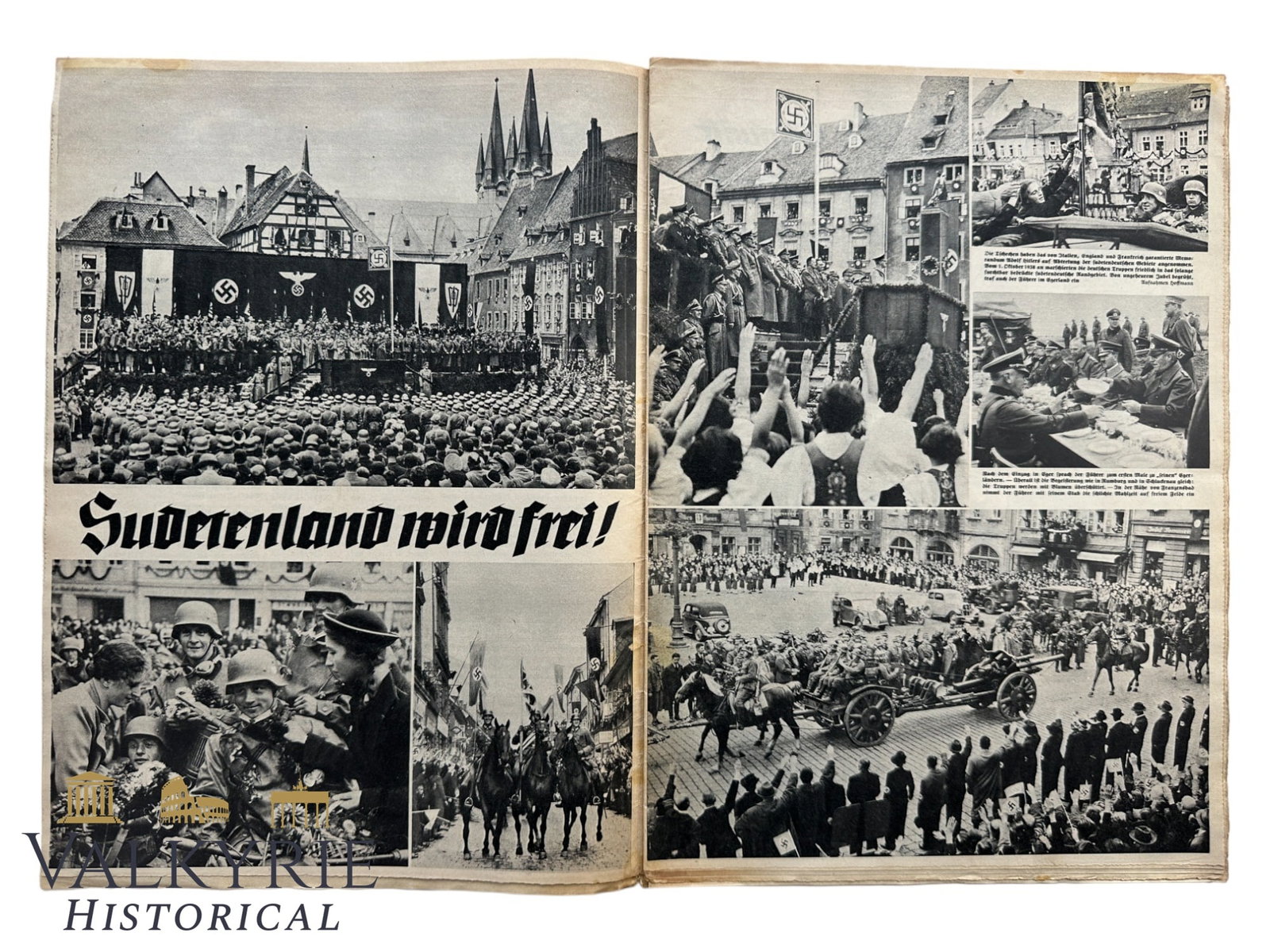 German Magazine "Der Volksdeutsche" - Nr. 19 - 1. October 1938 - "Sudetenland Returns Home!" - 3