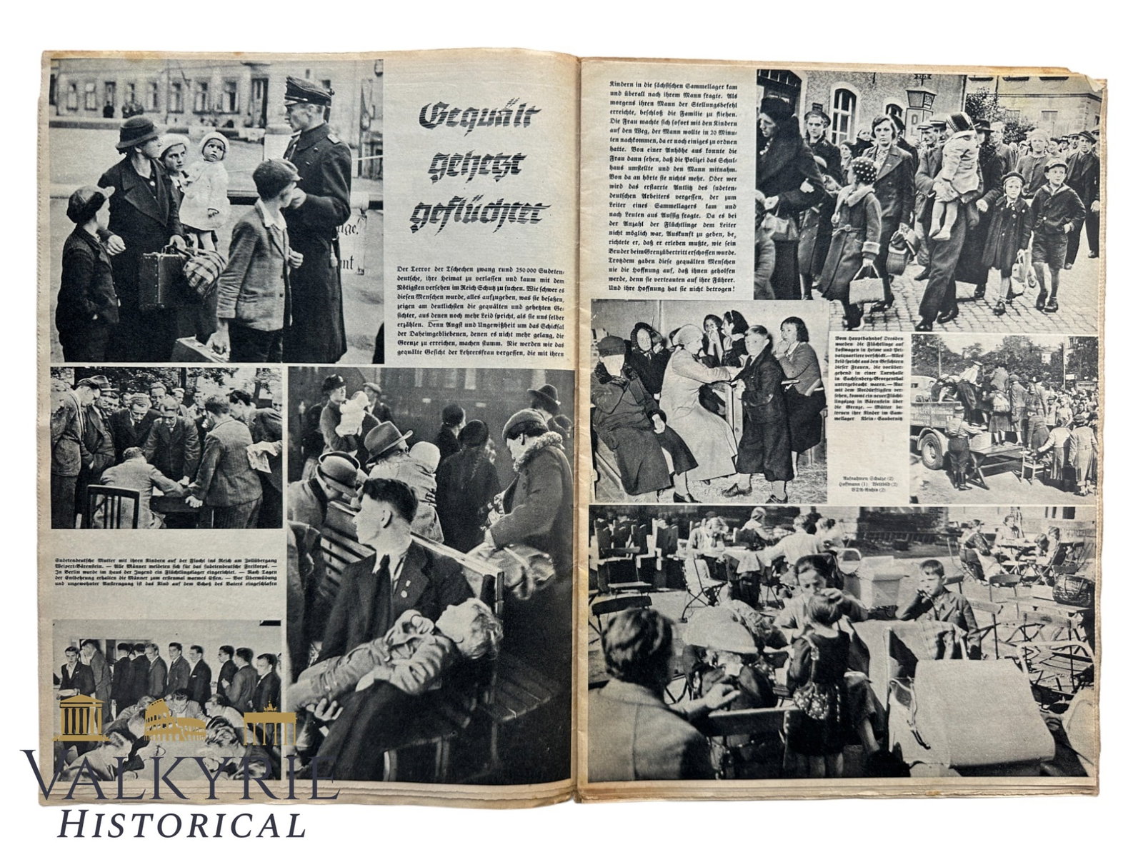 German Magazine "Der Volksdeutsche" - Nr. 19 - 1. October 1938 - "Sudetenland Returns Home!" - 4