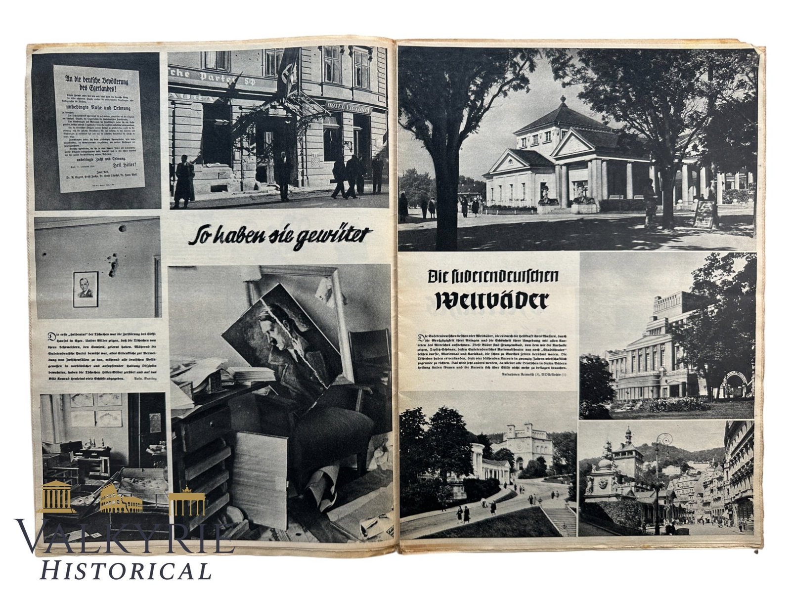 German Magazine "Der Volksdeutsche" - Nr. 19 - 1. October 1938 - "Sudetenland Returns Home!" - 5