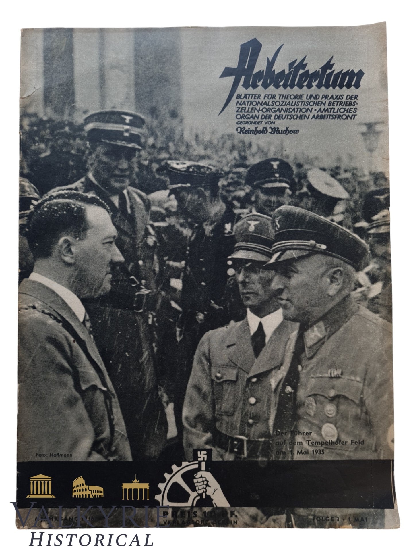 Number of the Official Organ of the DAF "Arbeiter tum" - Special Number of 1- May 1936 - Nr.3 (1 of 9)