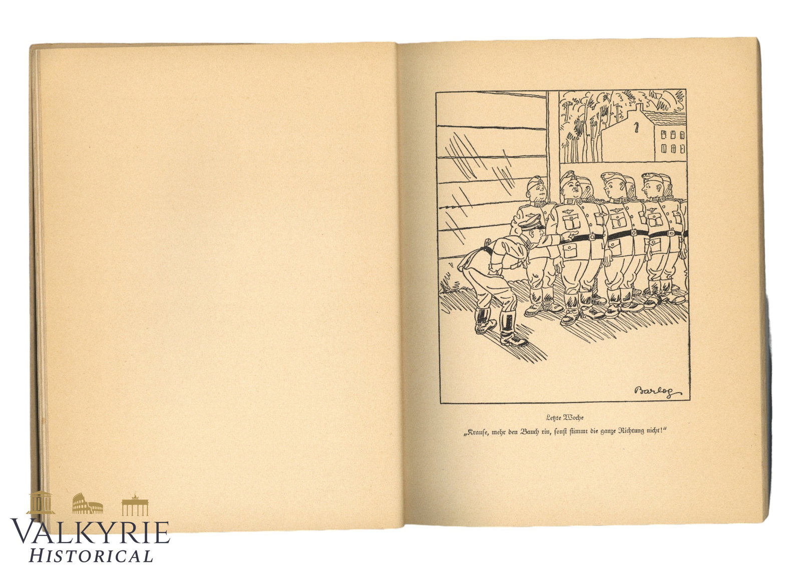 German Humour Booklet "Balrog's Funny Soldier's Primer" by Ferdinand Barlog - 6