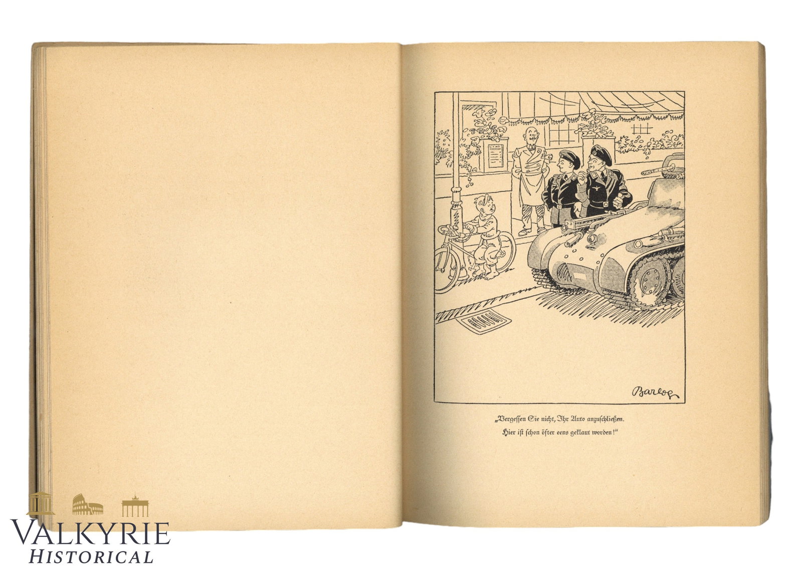 German Humour Booklet "Balrog's Funny Soldier's Primer" by Ferdinand Barlog - 7