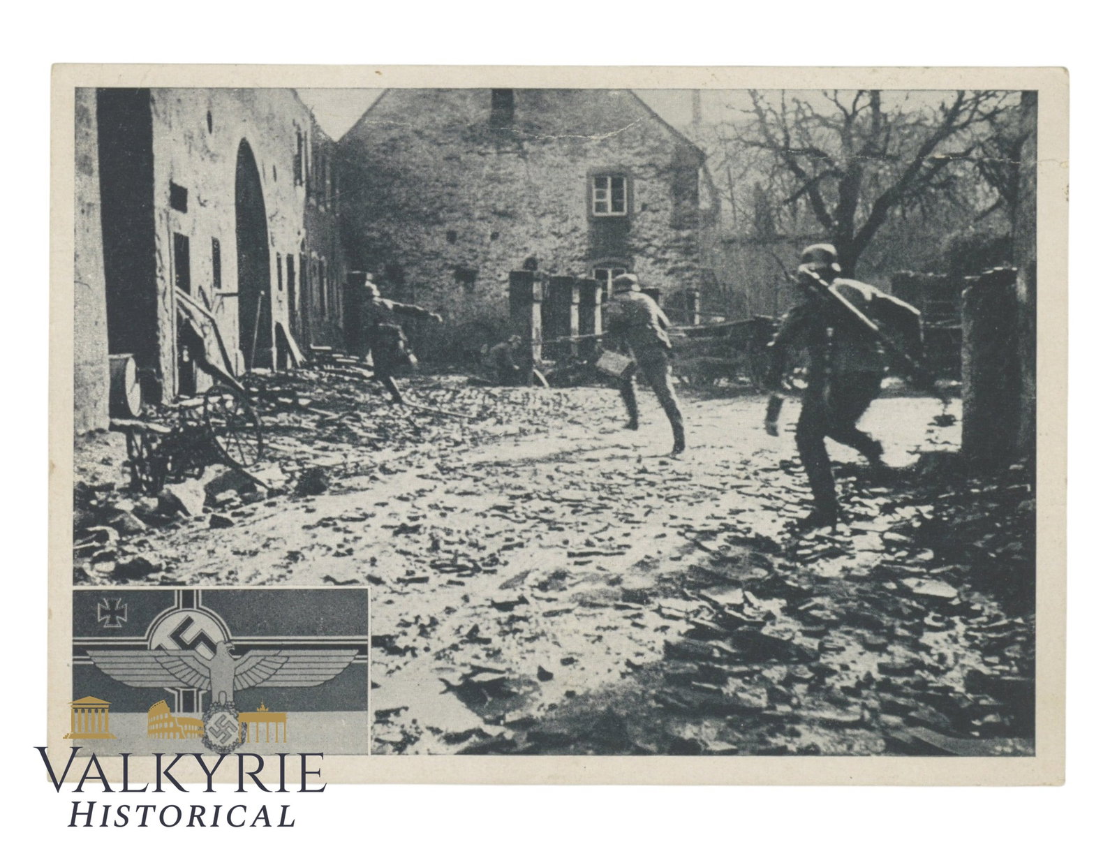 German Postcard of the Wehrmacht Used as Feldpost and Sent by Soldier in 1940: German Postcard of the Wehrmacht Used as Feldpost and Sent by Soldier in 1940. All items for this auction will be shipping from Europe. Shipping cost $25 it doesn't matter how many items you win.