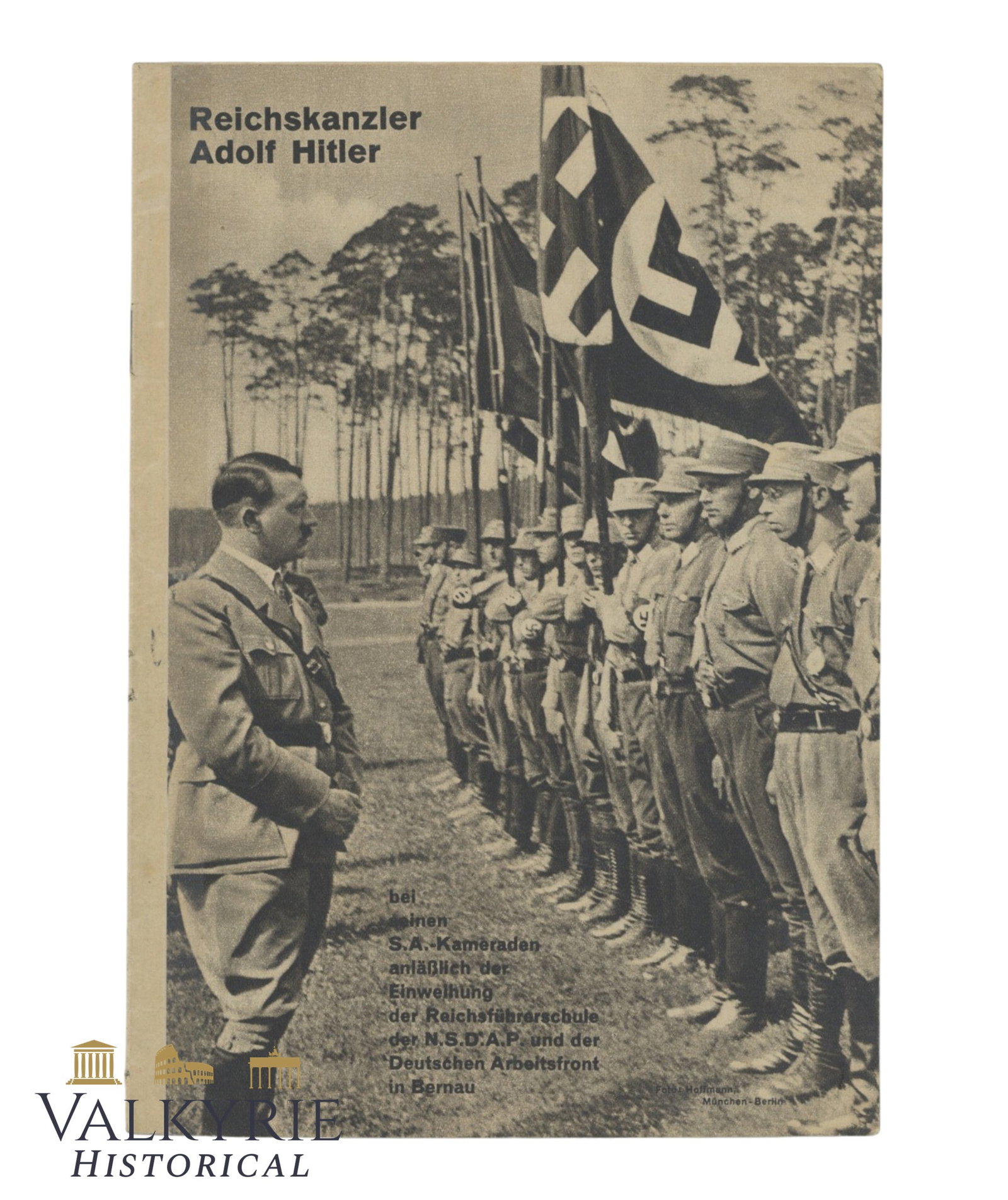 German Nazi Illustrated Propaganda Magazine "Reich Chancellor Adolf Hitler": German Nazi Illustrated Propaganda Magazine "Reich Chancellor Adolf Hitler". All items for this auction will be shipping from Europe. Shipping cost $25 it doesn't matter how many items you win.