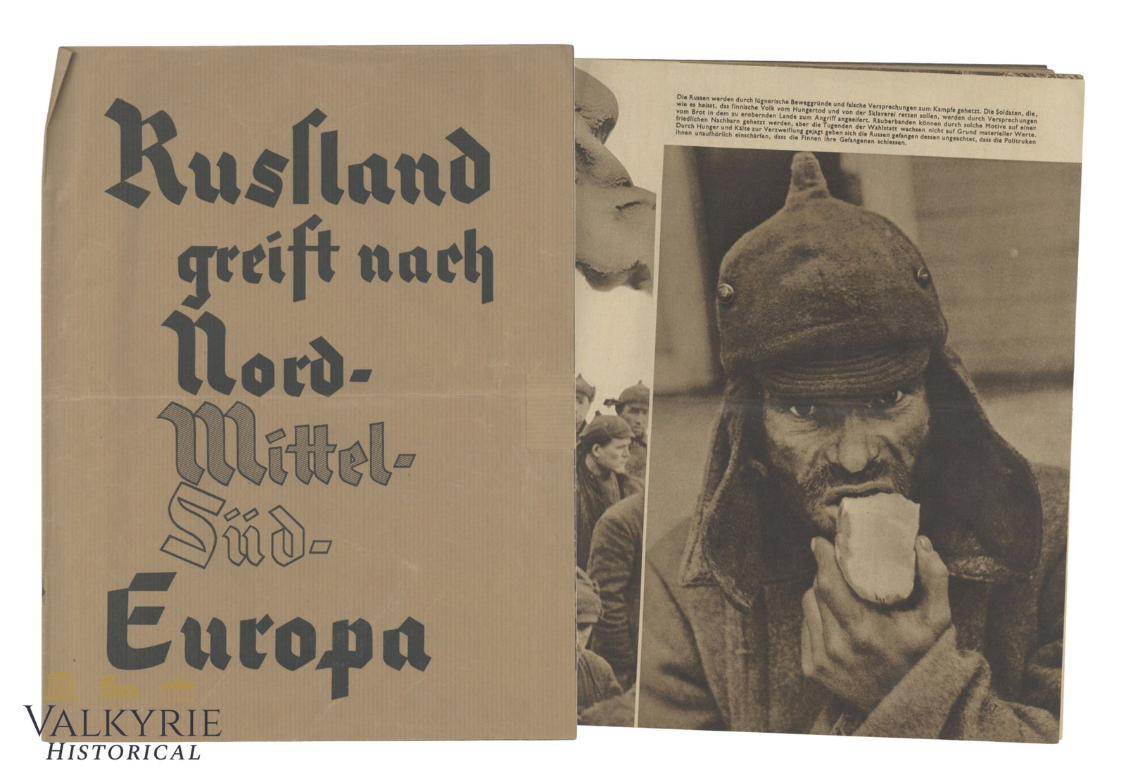 German Anti-Russian Propaganda Magazine "Russian Reaches North-Middle-South Europa" (1 of 10)