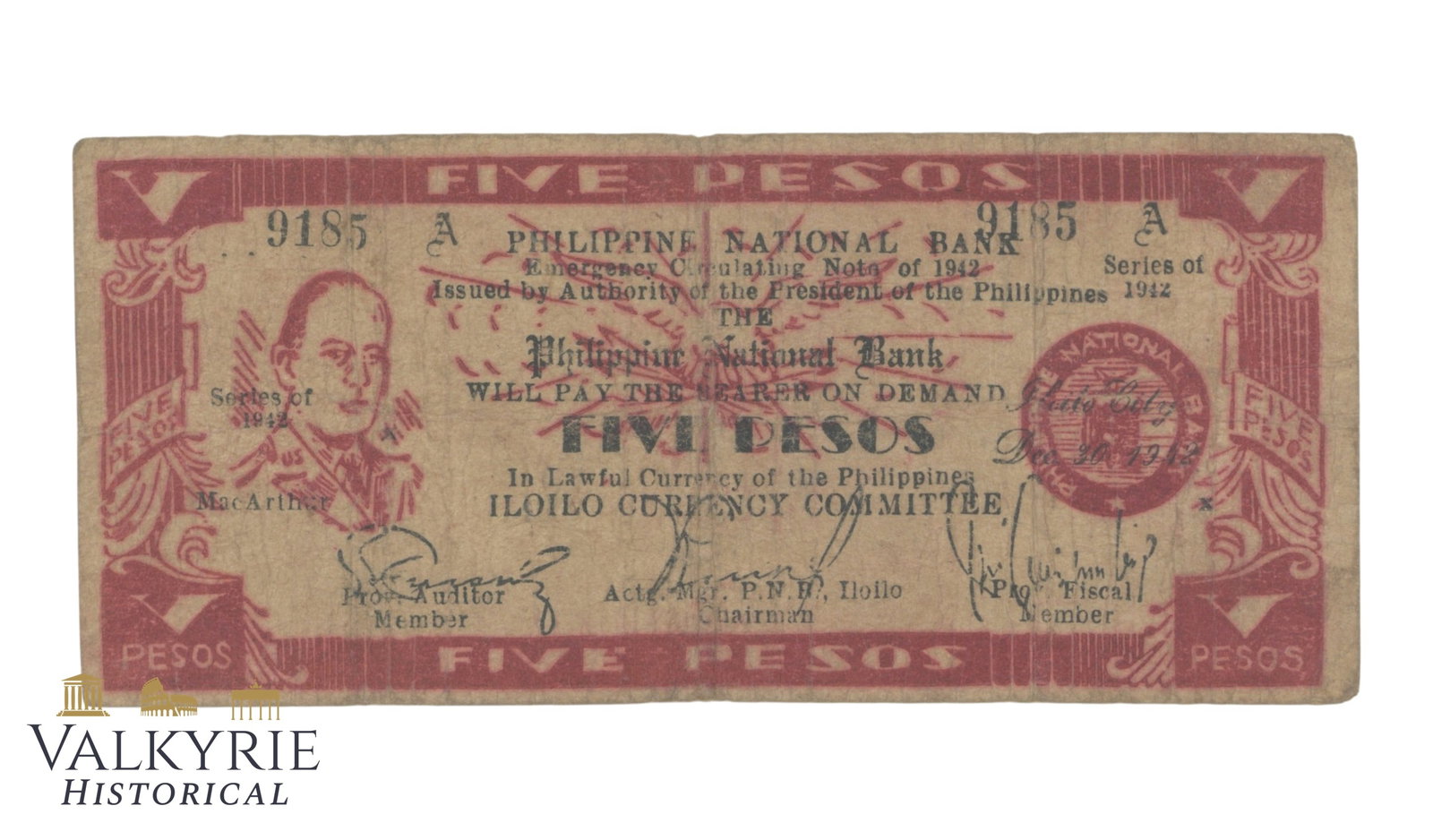 Philippines – Iloilo 5 pesos 1942, Pick – S313x2 Falsum, AU: Philippines – Iloilo 5 pesos 1942, Pick – S313x2 Falsum, AU . Shipping flat cost $25 it doesn't matter how many items you win. you pay just $25 for shipping.