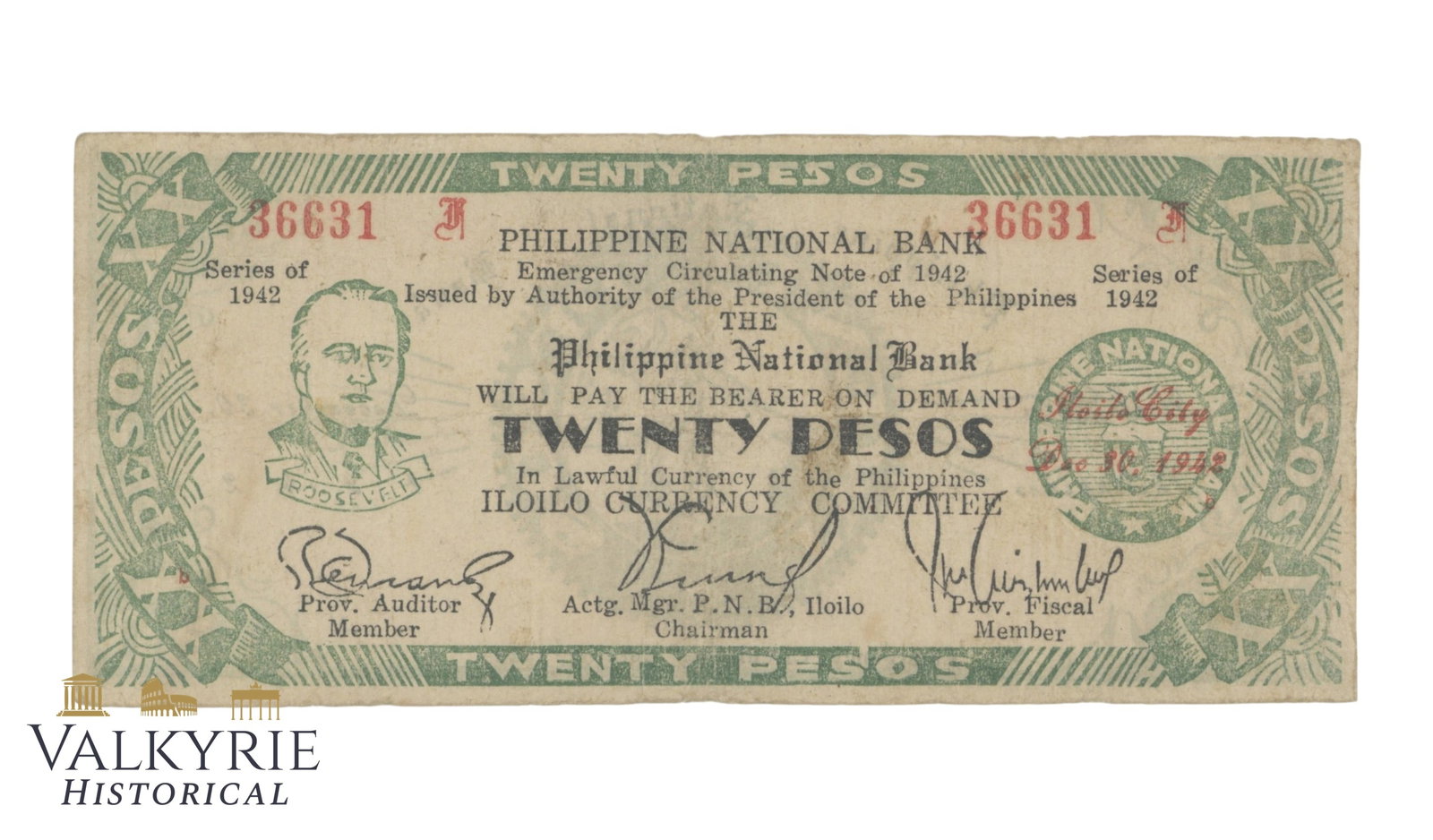 Philippines – Iloilo 20 pesos 1942, Pick – S315x1 Falsum, AU: Philippines – Iloilo 20 pesos 1942, Pick – S315x1 Falsum, AU . Shipping flat cost $25 it doesn't matter how many items you win. you pay just $25 for shipping.