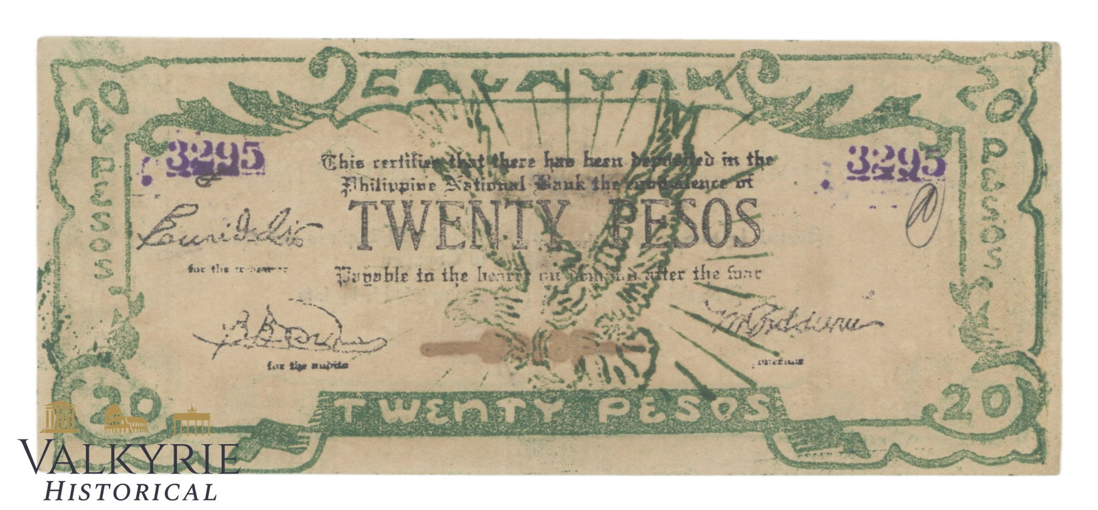 Philippines – Cagayan, 20 Pesos, 1942, Pick S193, AU,: Philippines – Cagayan, 20 Pesos, 1942, Pick S193, AU, Shipping flat cost $25 it doesn't matter how many items you win. you pay just $25 for shipping.