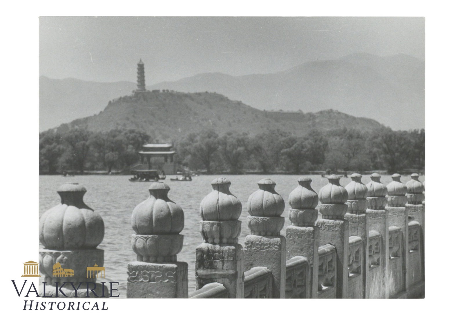 Arczynski Artistic Photograph: Baochu Pagoda ? Hangzhou, China, Probably from the 1955.: Arczynski Artistic Photograph: Baochu Pagoda Hangzhou, China, Probably from the 1955.The photographer was made by:Stefan Arczynski (31 July 1916 – 28 August 2022) was a Polish photographer, photogra