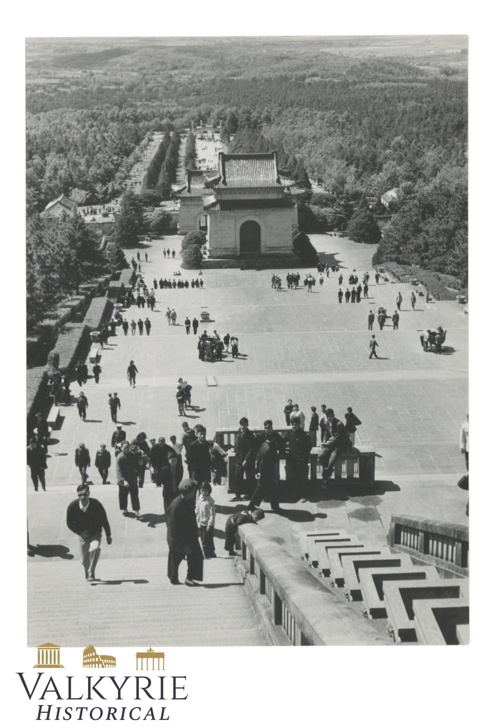 Arczynski Artistic Photograph: Ming Dynasty Tombs, China, Probably from the 1950s.: Arczynski Artistic Photograph: Ming Dynasty Tombs, China, Probably from the 1950s.The photographer was made by:Stefan Arczynski (31 July 1916 – 28 August 2022) was a Polish photographer, photographe