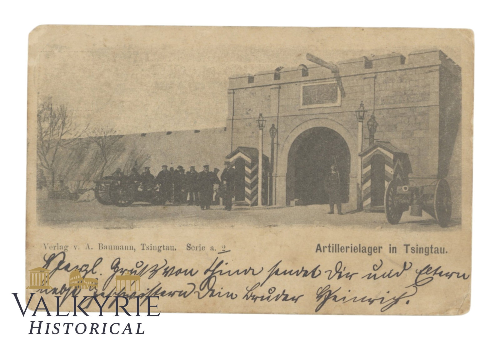 Tsingtau (Qingdao) - China - Artillery Camp in Tsingtau 1901 (1 of 2)