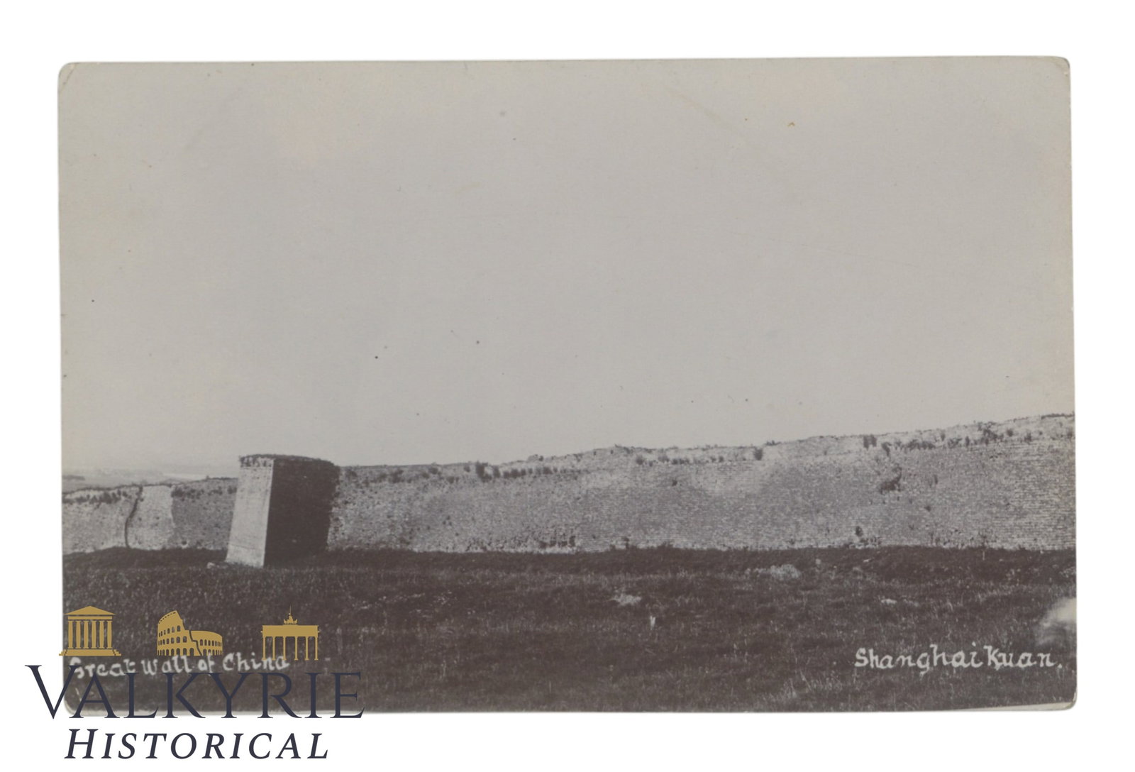 China - Shanghai Kuan - Great Wall in China - Photo postcard - around 1910 (1 of 2)