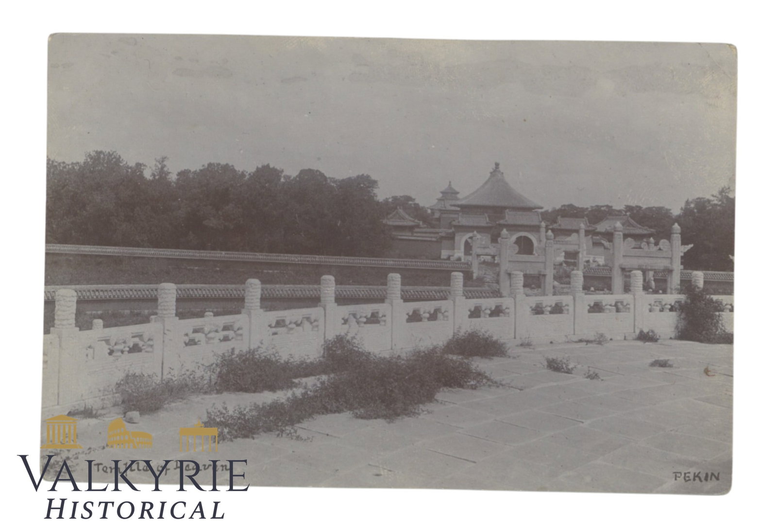 Beijing China ( Pekin ) - Temple of Heaven - Photo postcard - around 1910 . (1 of 2)