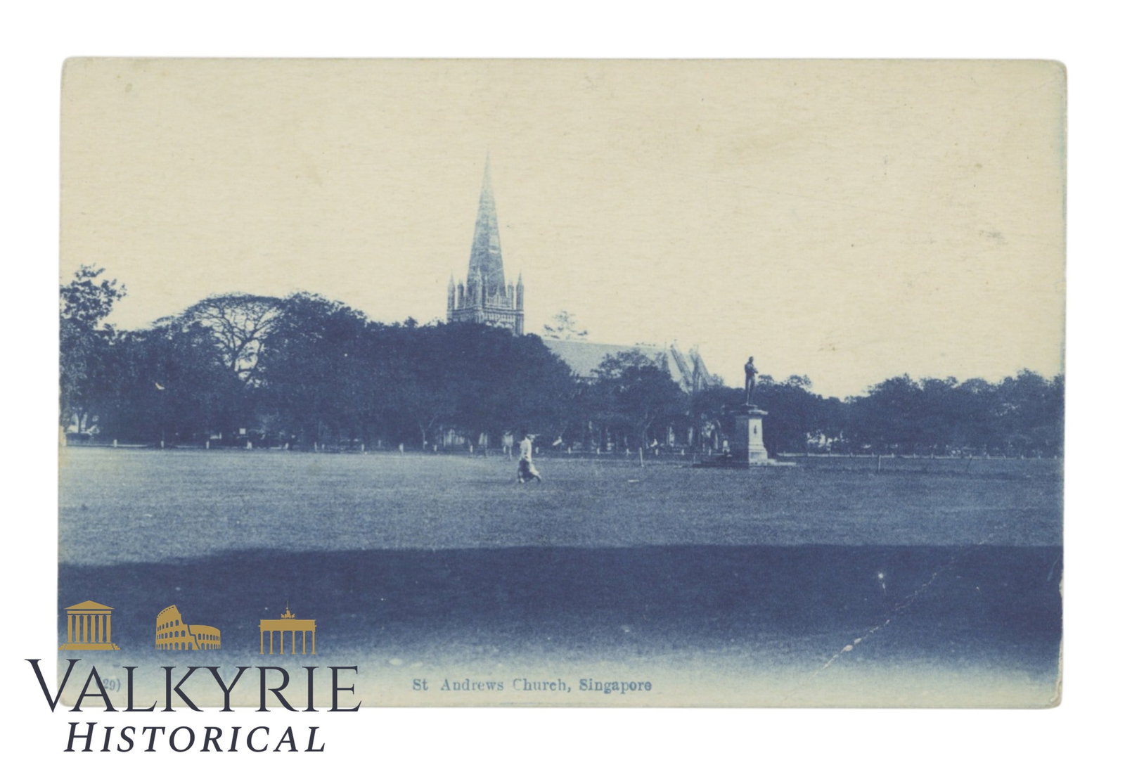 Singapore - Andrew's Church - around 1920. (1 of 2)