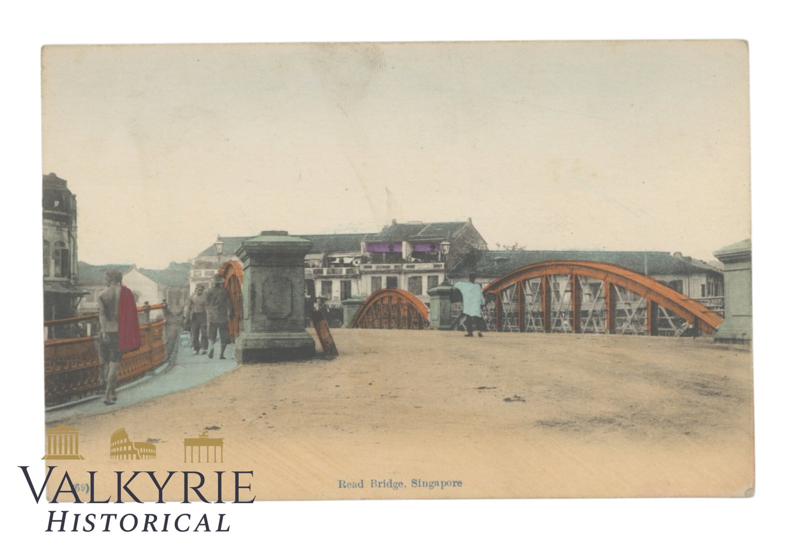 Singapore - Read Bridge - around 1920. (1 of 2)
