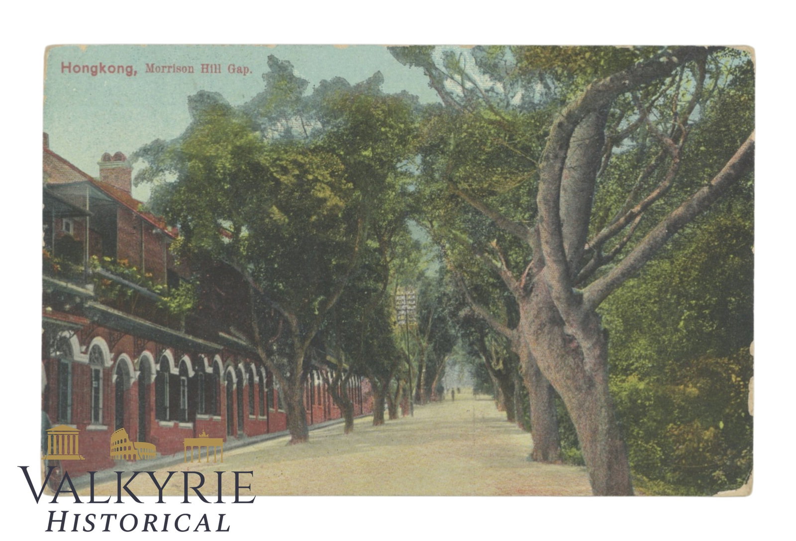 Hong Kong - Morrison Hill Gap - around 1910.: Hong Kong - Morrison Hill Gap - around 1910. Shipping flat cost $25 it doesn't matter how many items you win. you pay just $25 for shipping.