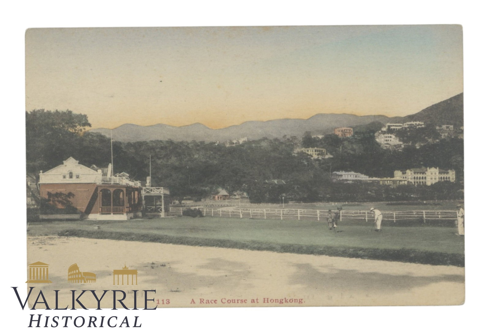 Hong Kong - A Race Course At Hong Kong - around 1910. (1 of 2)