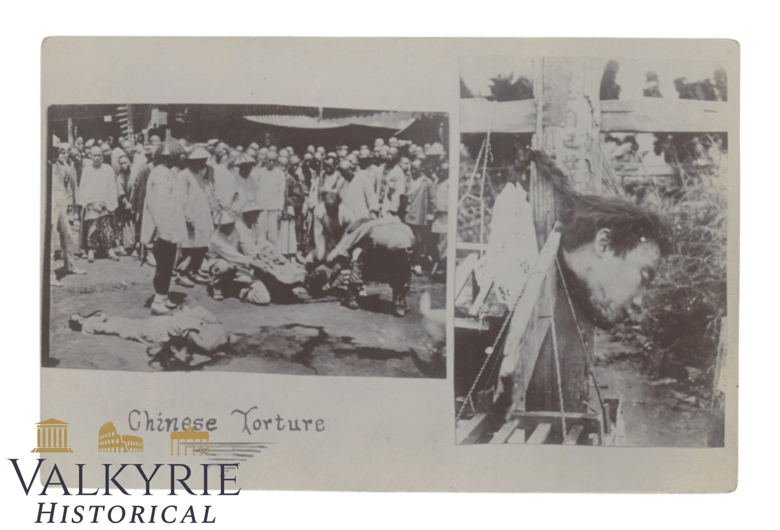 China - Chinese Torture - circa 1910: China - Chinese Torture - circa 1910 - Postcard printing by W.V. Eden Bangalore. Rare item. Shipping flat cost $25 it doesn't matter how many items you win. you pay just $25 for shipping.