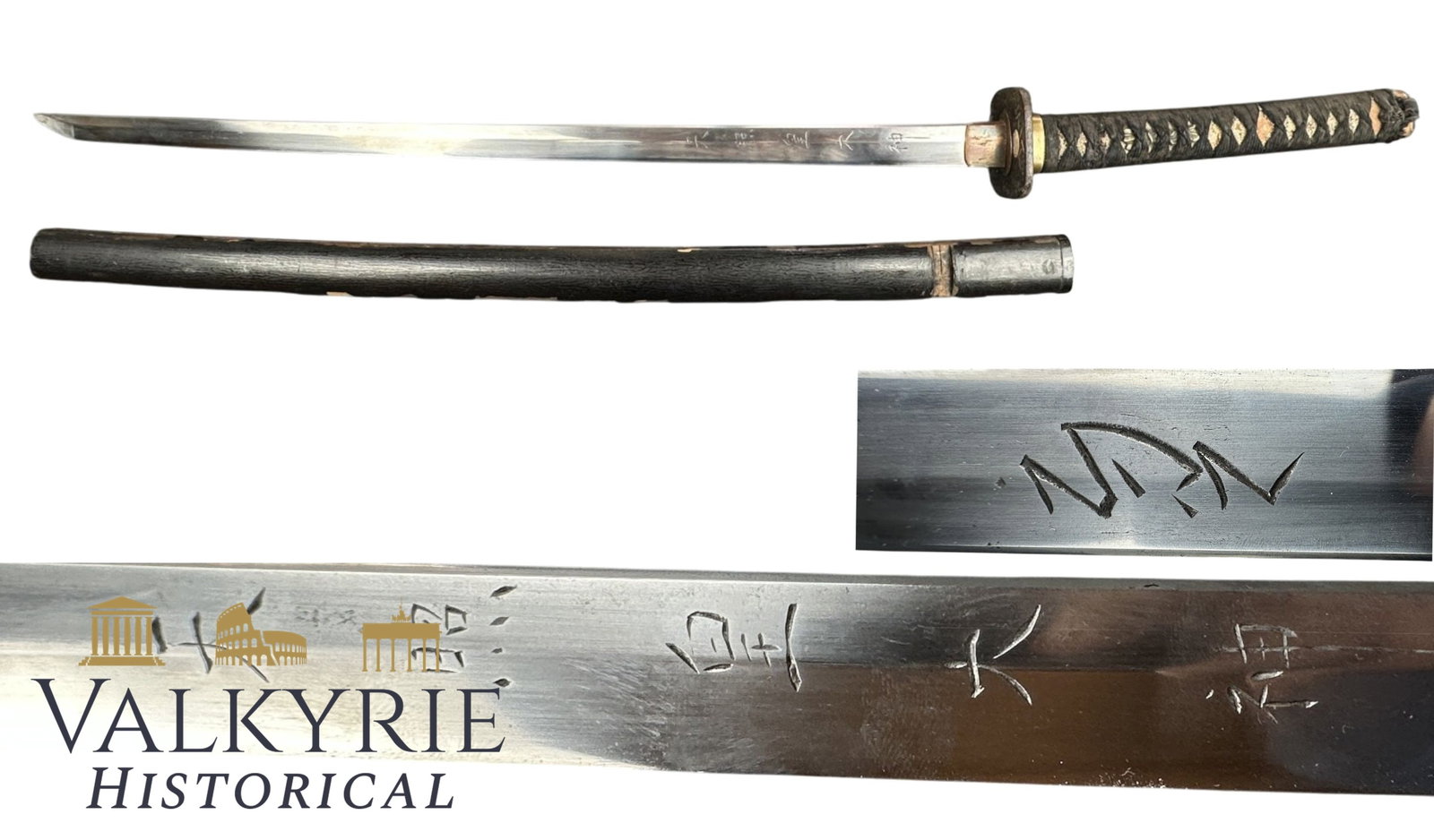 Katana, a Japanese Samurai Sword - Meiji Era. (1 of 17)