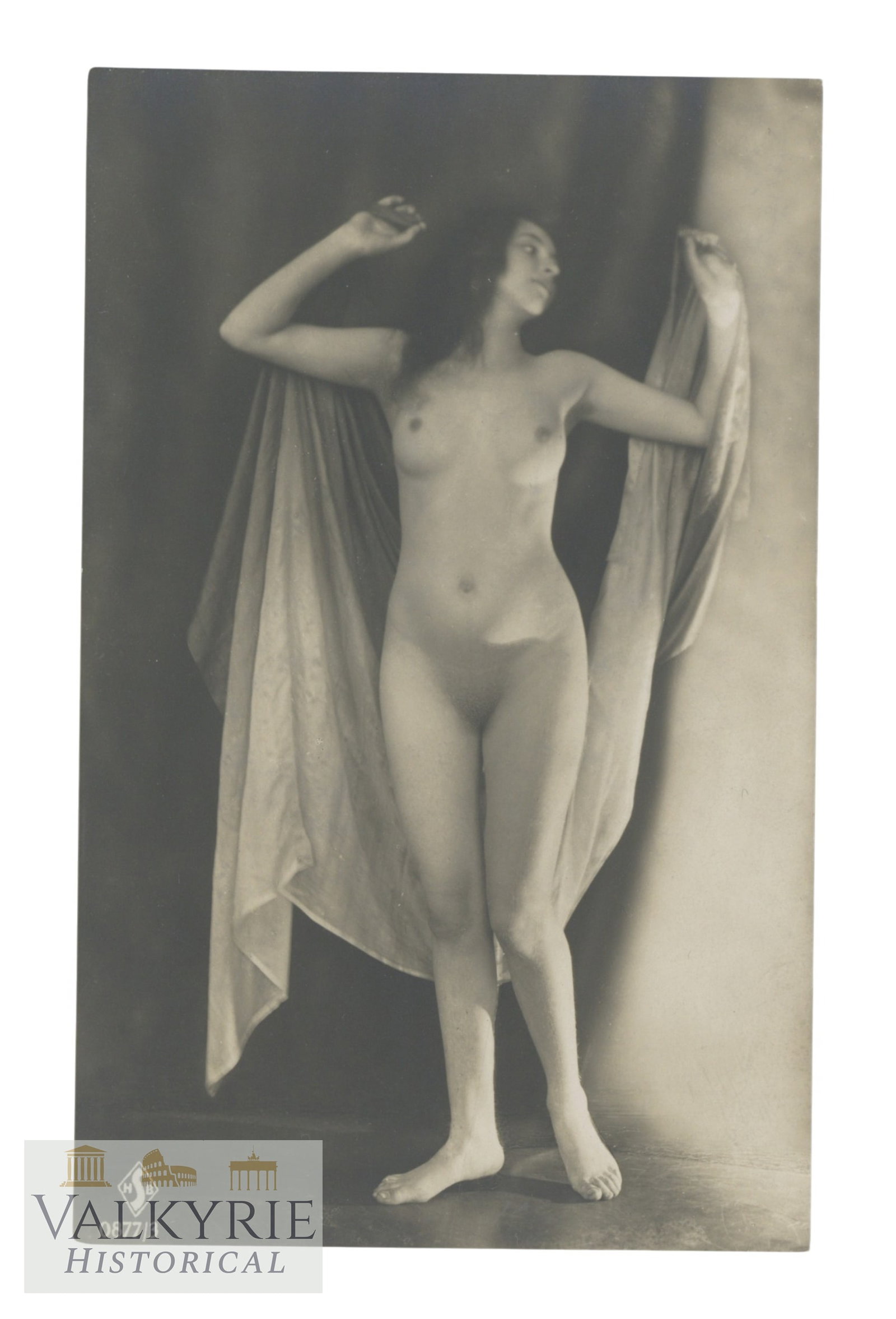 Artistic Photo - Female Nudes. Postcard size, circa 1910-1930. (1 of 2)