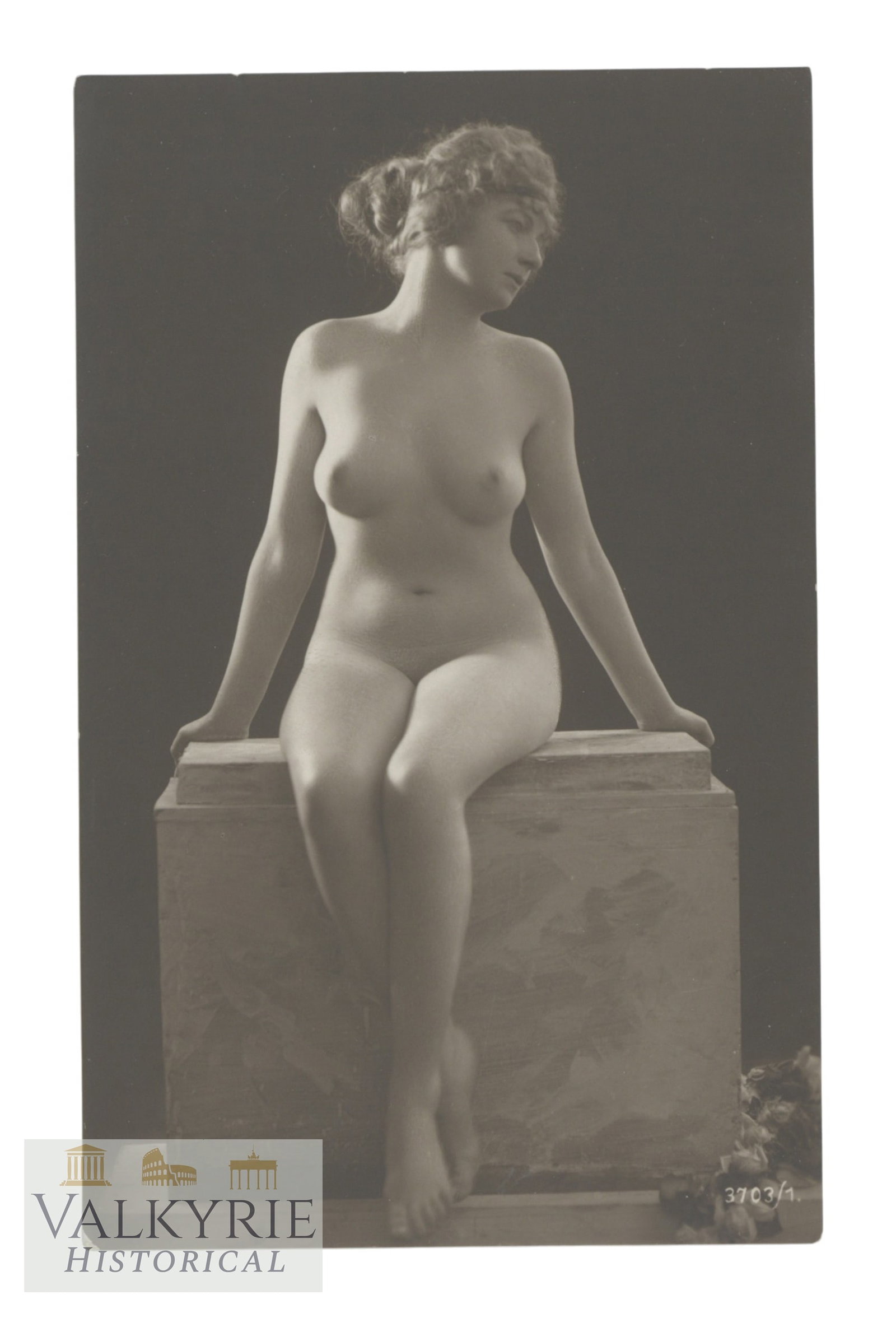 Artistic Photo - Female Nudes. Postcard size, circa 1910-1930. (1 of 2)