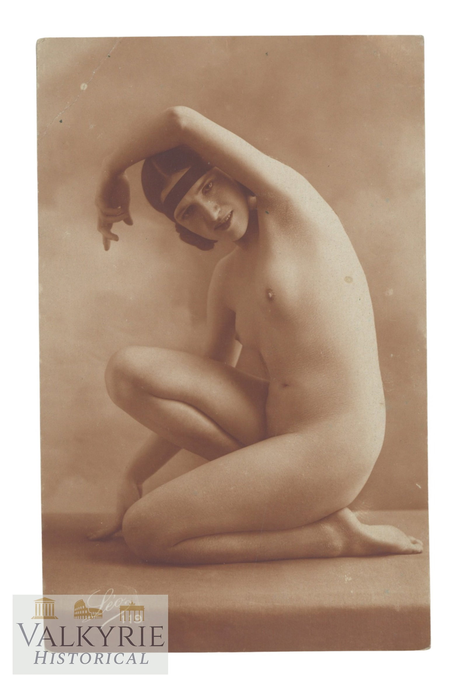 Artistic Photo - Female Nudes. Postcard size, circa 1910-1930. (1 of 2)
