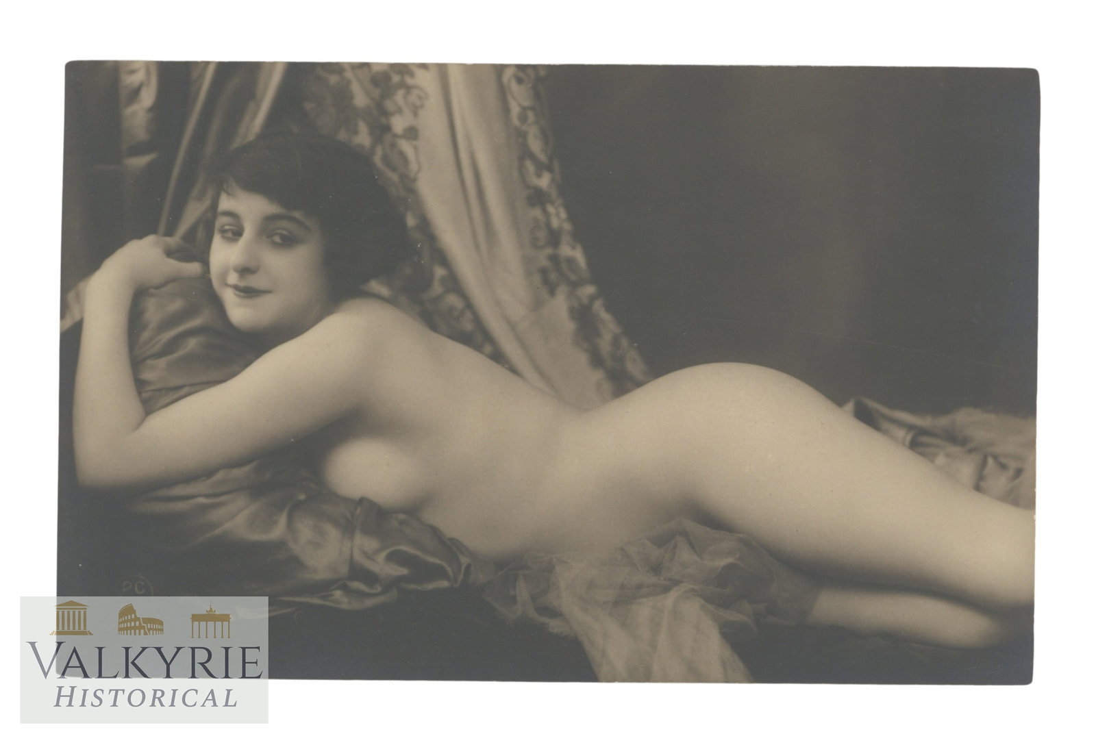 Artistic Photo - Female Nudes. Postcard size, circa 1910-1930. (1 of 2)