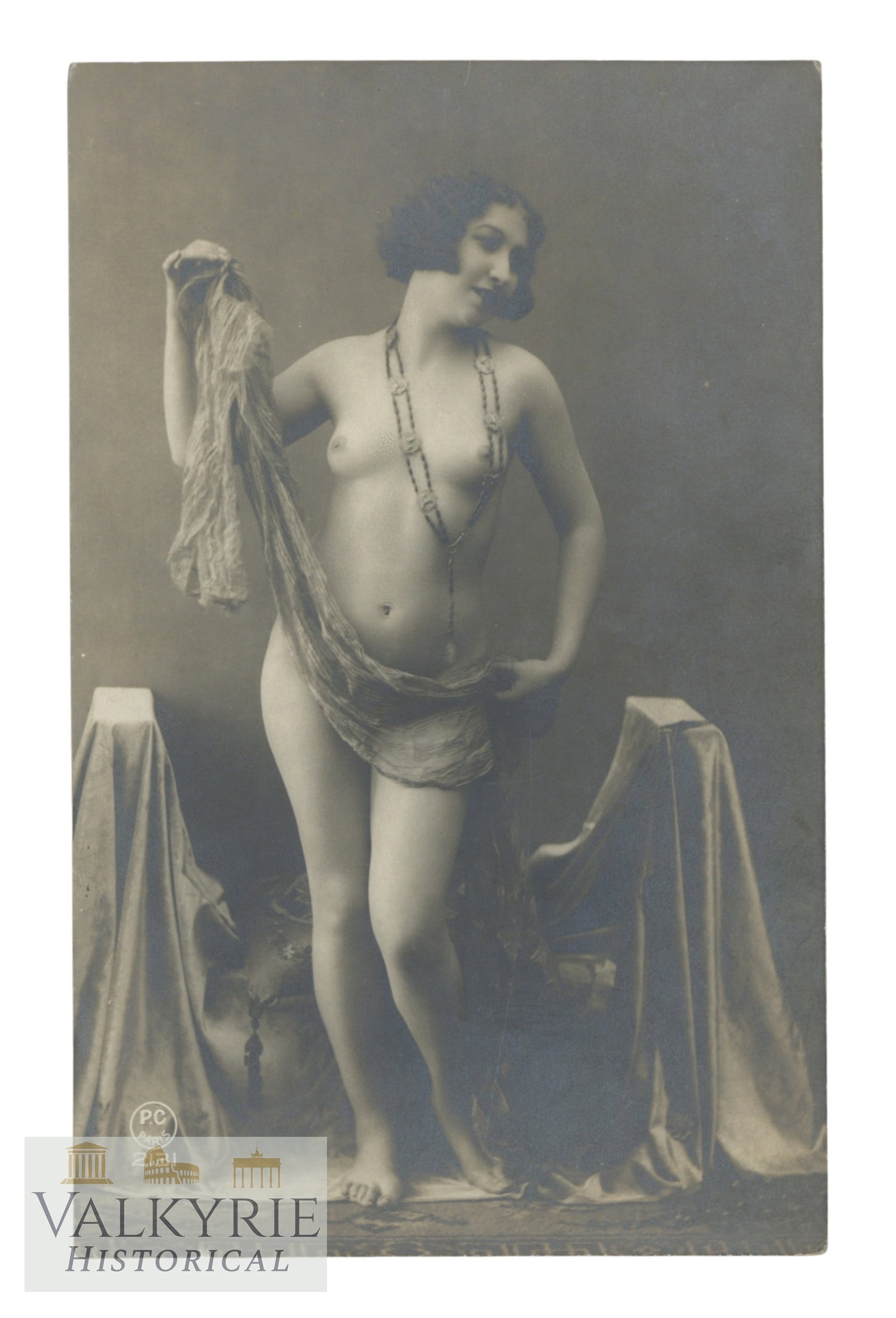 Artistic Photo - Female Nudes. Postcard size, circa 1910-1930. (1 of 2)