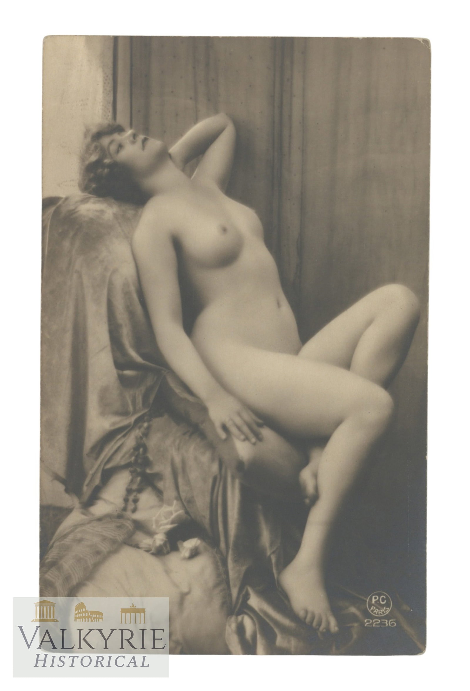 Artistic Photo - Female Nudes. Postcard size, circa 1910-1930. (1 of 2)