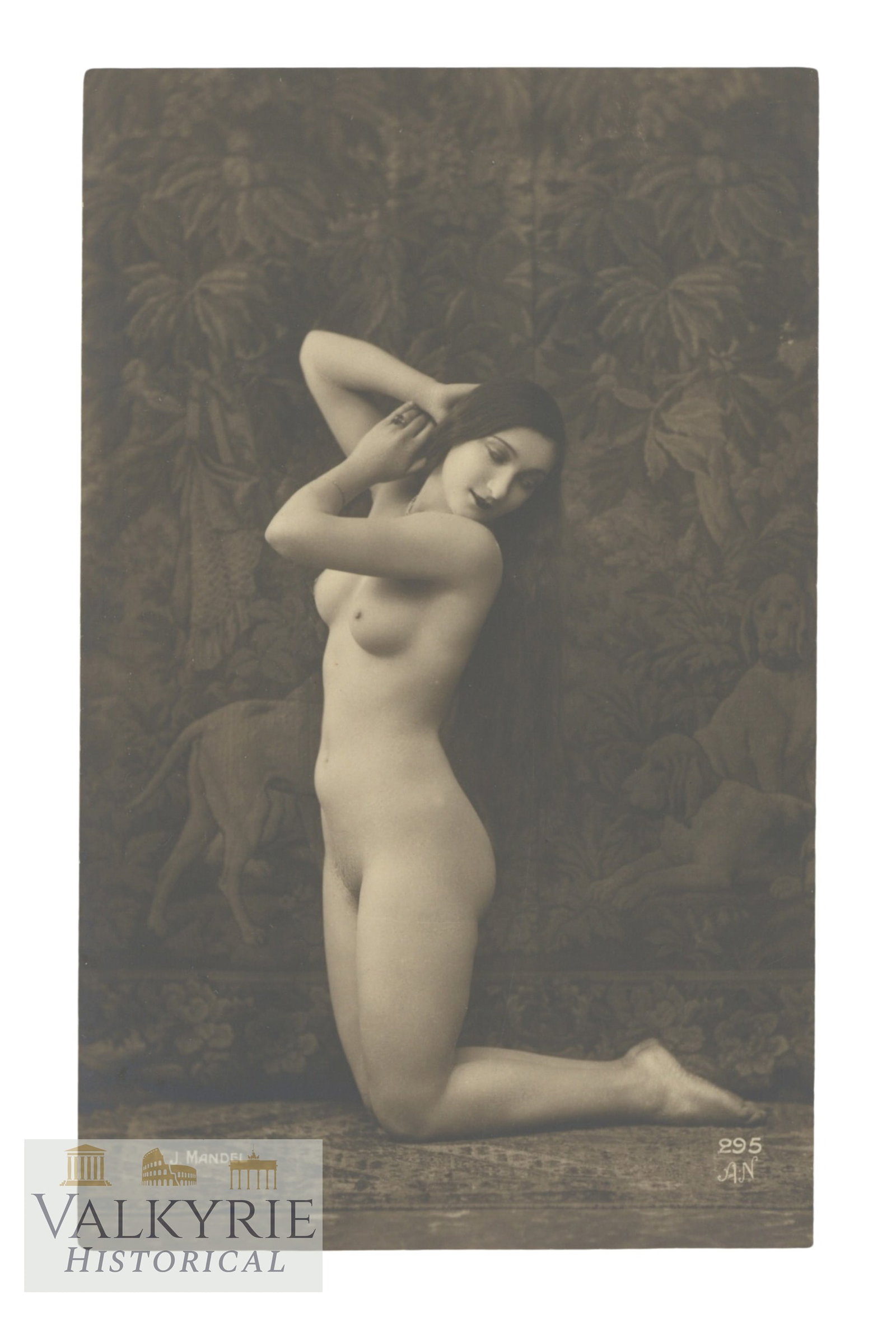 Artistic Photo - Female Nudes. Postcard size, circa 1910-1930. (1 of 2)