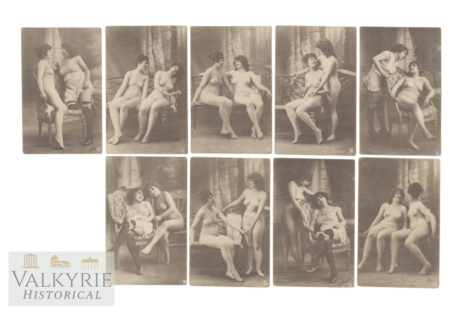 Nine Artistic Photos - Female Nudes - Big Format - Playboy: Nine Artistic Photos - Female Nudes. Postcard size, circa 1910-1930. Shipping flat cost $25 it doesn't matter how many items you win. you pay just $25 for shipping.