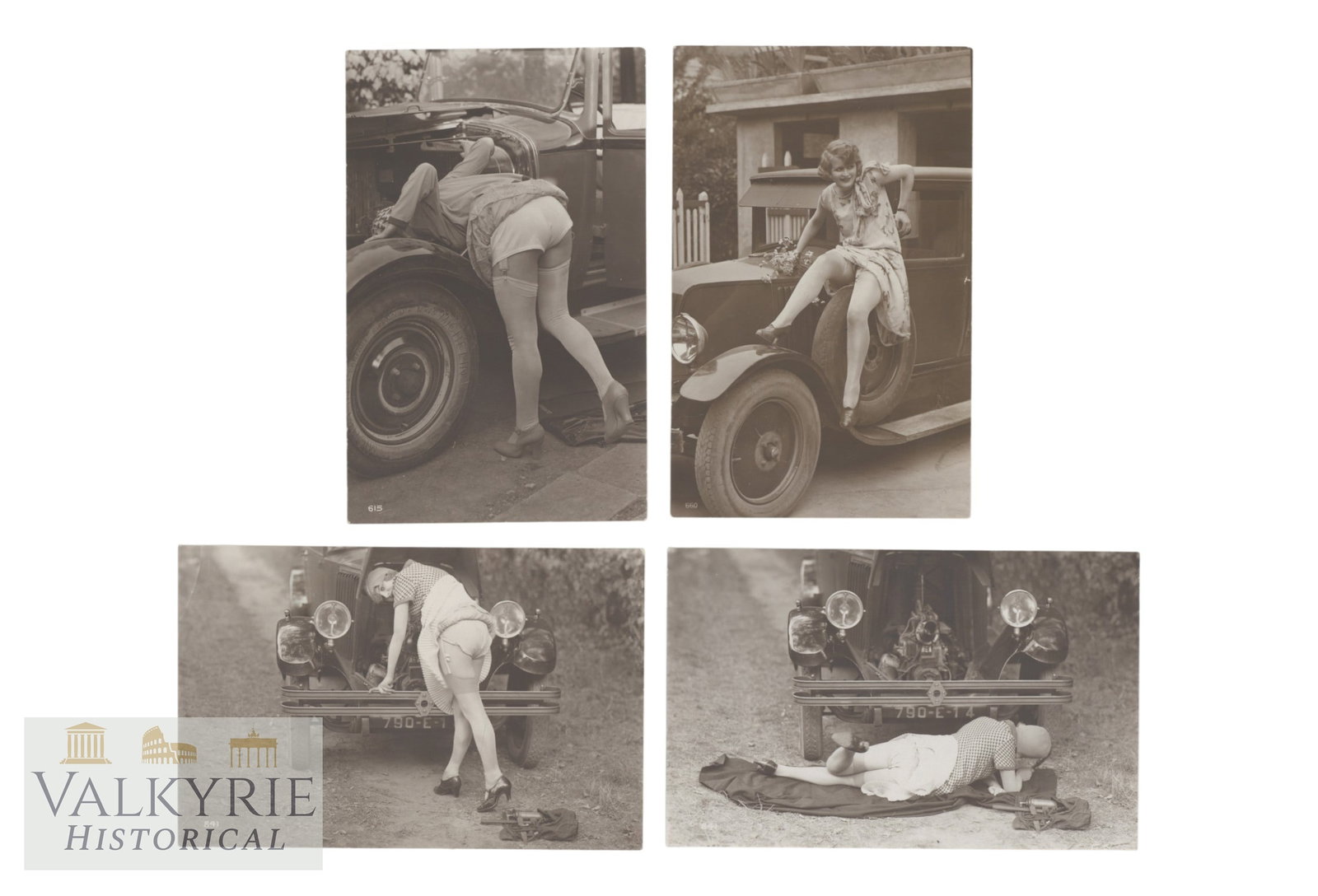 Four Artistic Photos - Female Nudes. Postcard size, circa 1910-1930.: Four Artistic Photos - Female Nudes. Postcard size, circa 1910-1930. Shipping flat cost $25 it doesn't matter how many items you win. you pay just $25 for shipping.