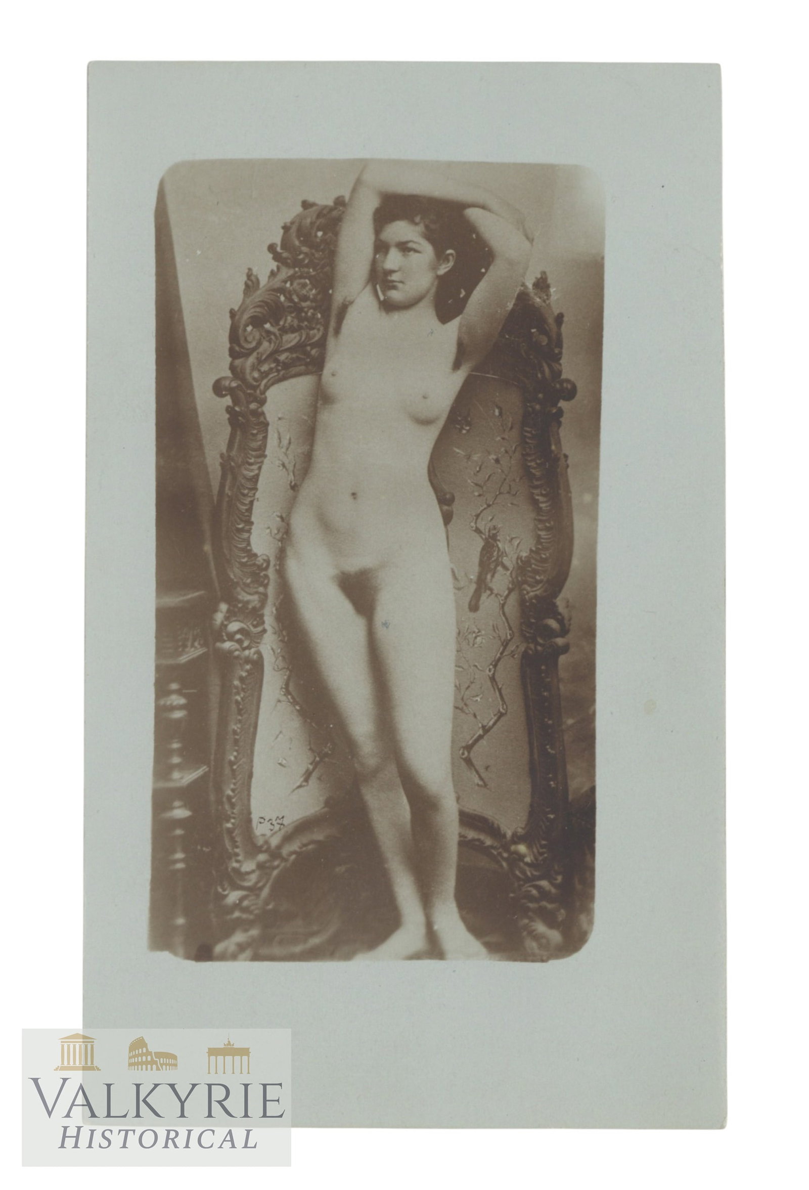Six Artistic Photos - Female Nudes. Postcard size, circa 1910-1930. - 2