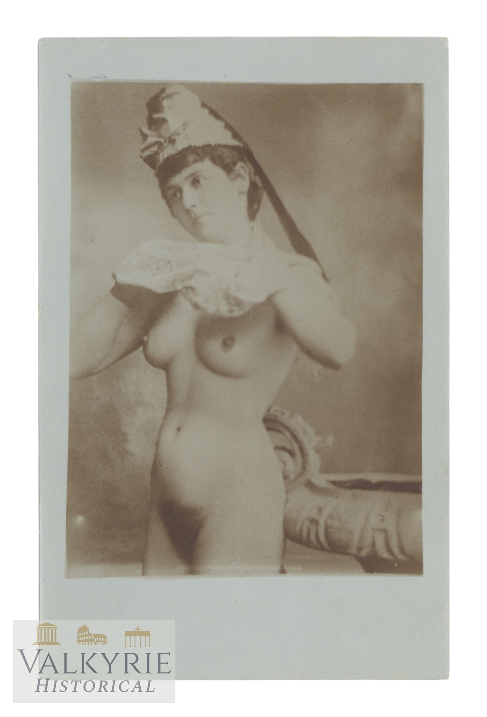 Six Artistic Photos - Female Nudes. Postcard size, circa 1910-1930. - 5