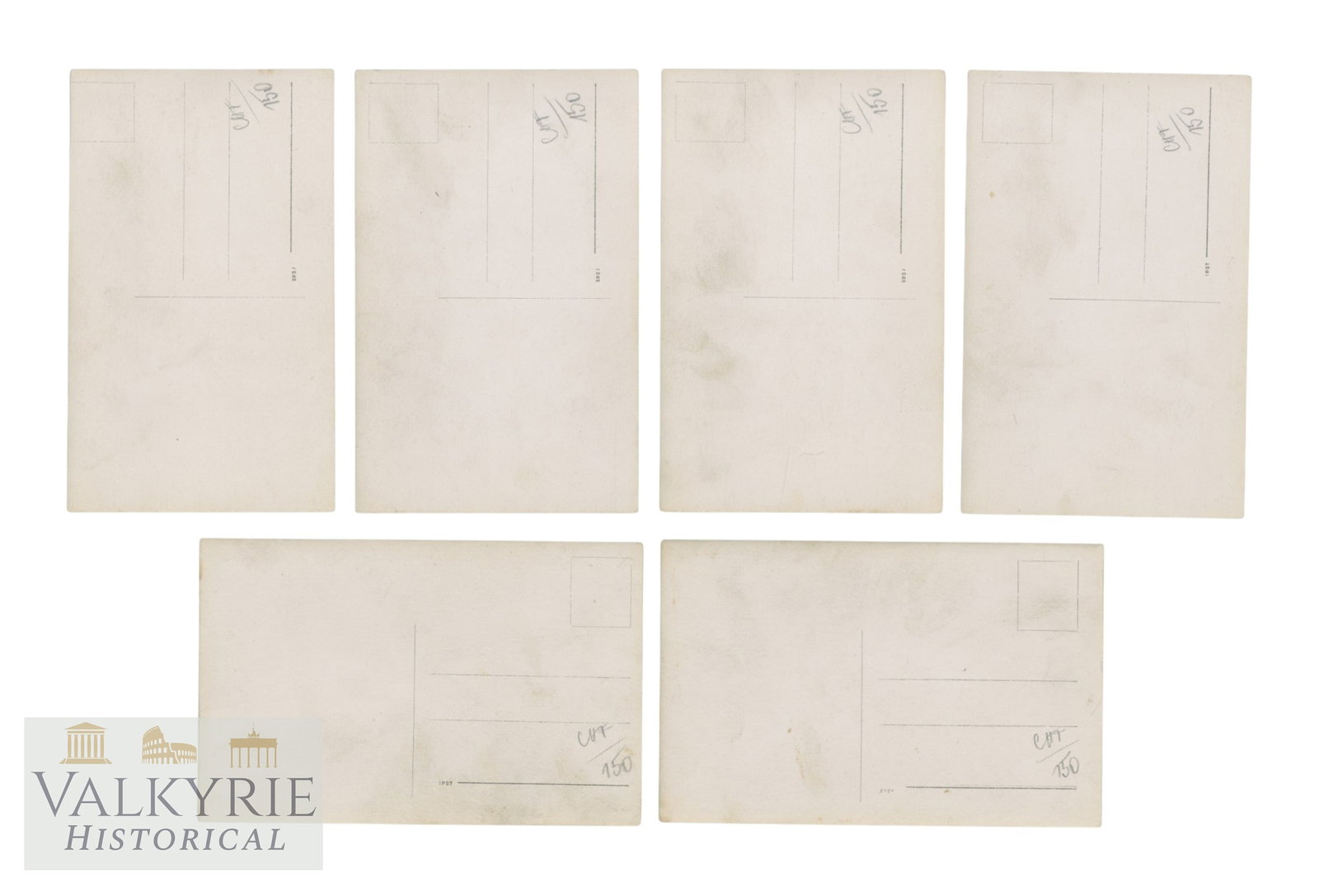 Six Artistic Photos - Female Nudes. Postcard size, circa 1910-1930. - 8