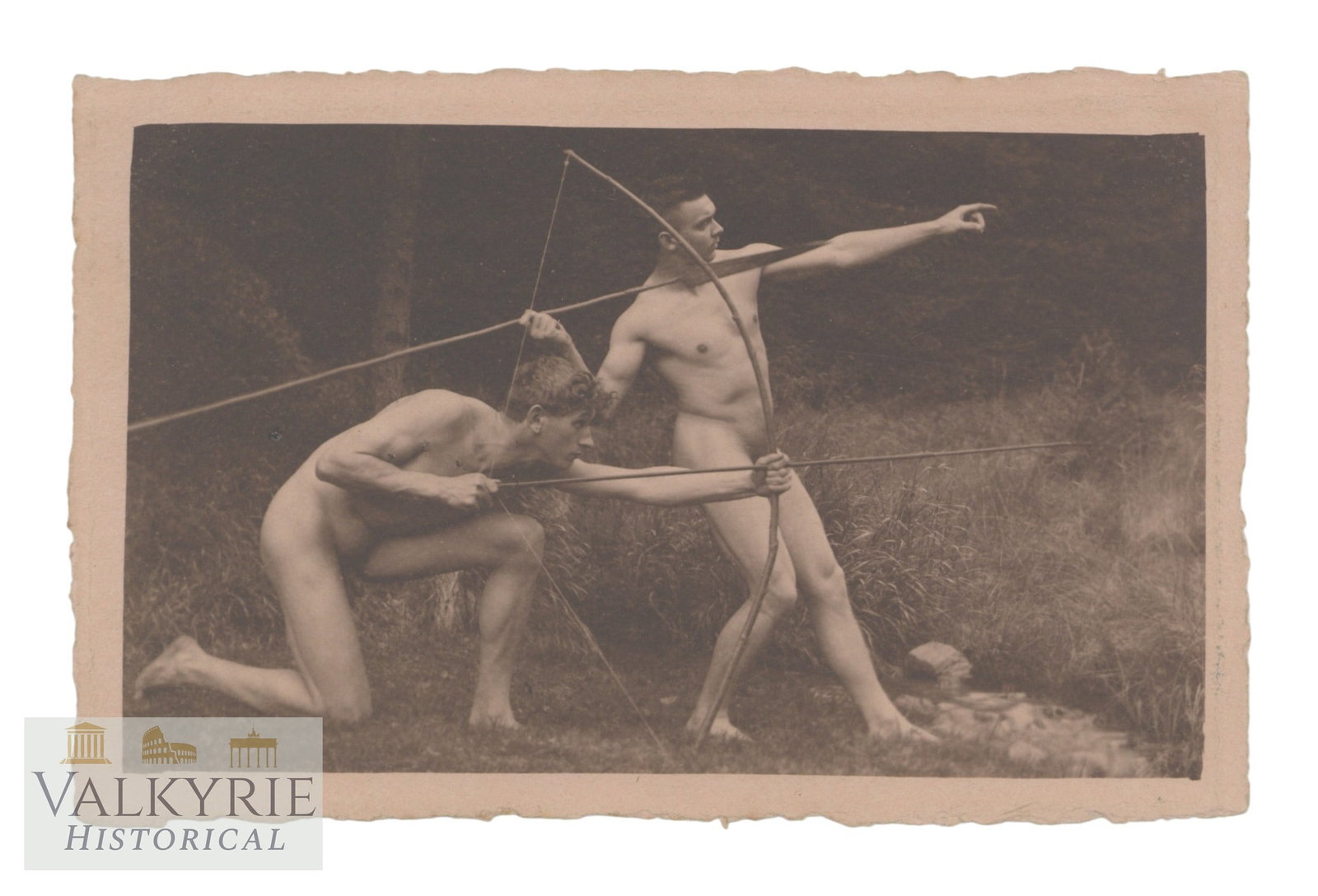 Artistic Photo - Male Nudes. Postcard size, circa 1910-1930.: Artistic Photo - Male Nudes. Postcard size, circa 1910-1930. Shipping flat cost $25 it doesn't matter how many items you win. you pay just $25 for shipping.