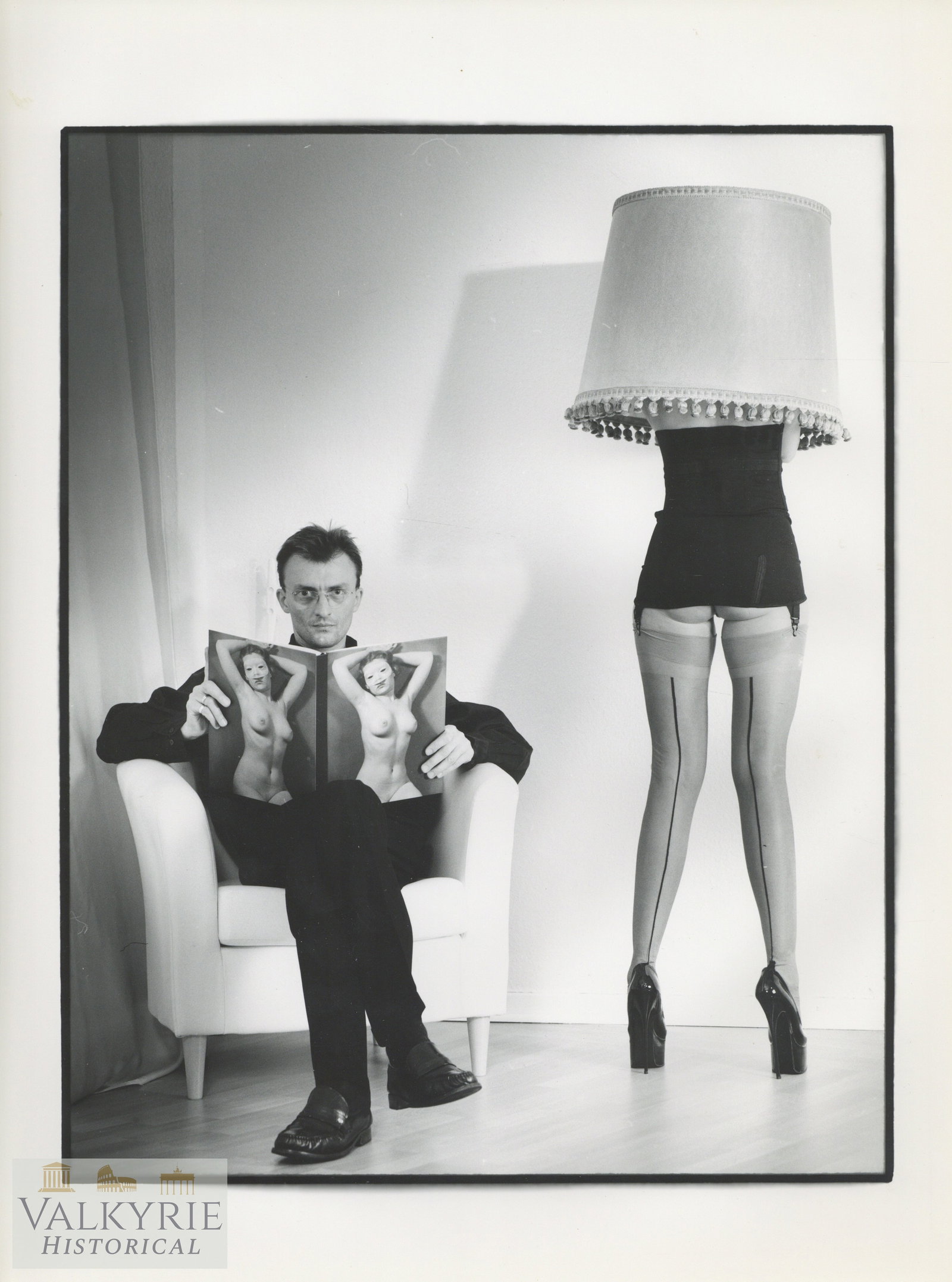 Artistic Photo - Szymon Brodziak - Lamp - Big Format: Artistic Photo -The featured photograph is "Lamp" by Polish photographer Szymon Brodziak. The photograph was taken in the winter of 2008 as part of an advertising campaign for the furniture brand Noti