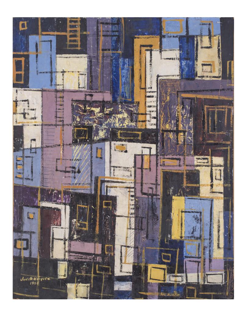 JUDITH MARQUEZ (1929)  Broadway, 1956  Ã“leo sobre (1 of 1)