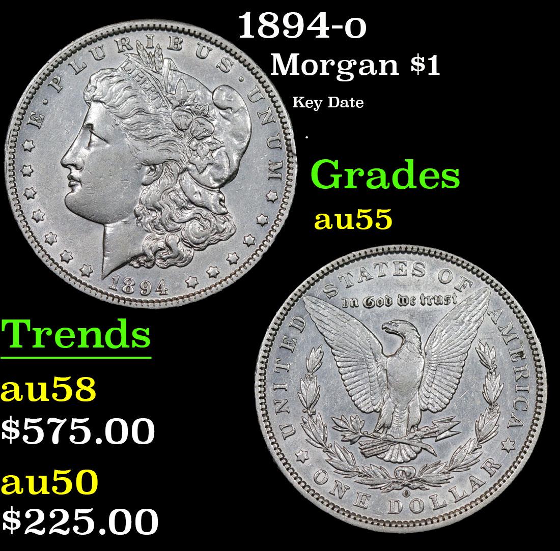 1894-o Morgan Dollar $1 Grades Choice AU (1 of 3)
