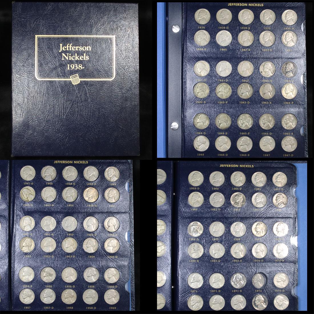 Near Complete Jefferson Nickel book 1938-2000,167 coins (1 of 9)