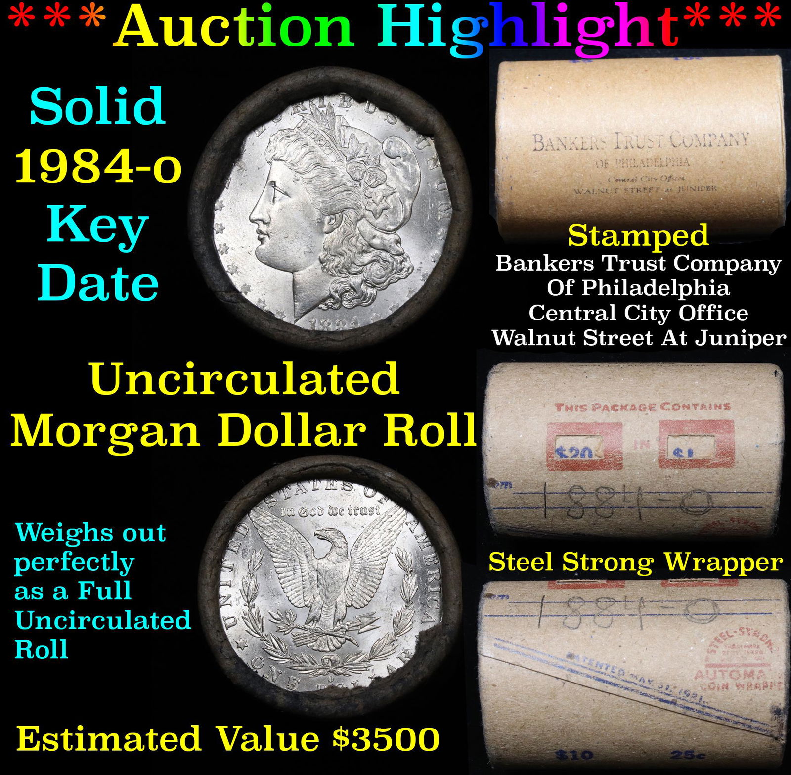 ***Auction Highlight*** Full UNCIRCULATED solid date (1 of 6)