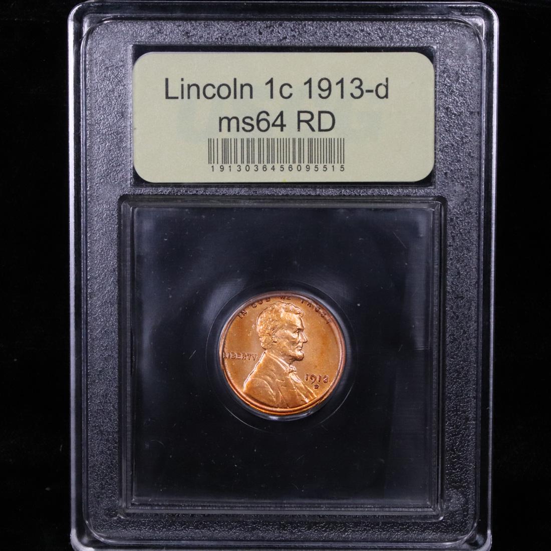 ***Auction Highlight*** 1913-d Lincoln Cent 1c Graded (1 of 2)